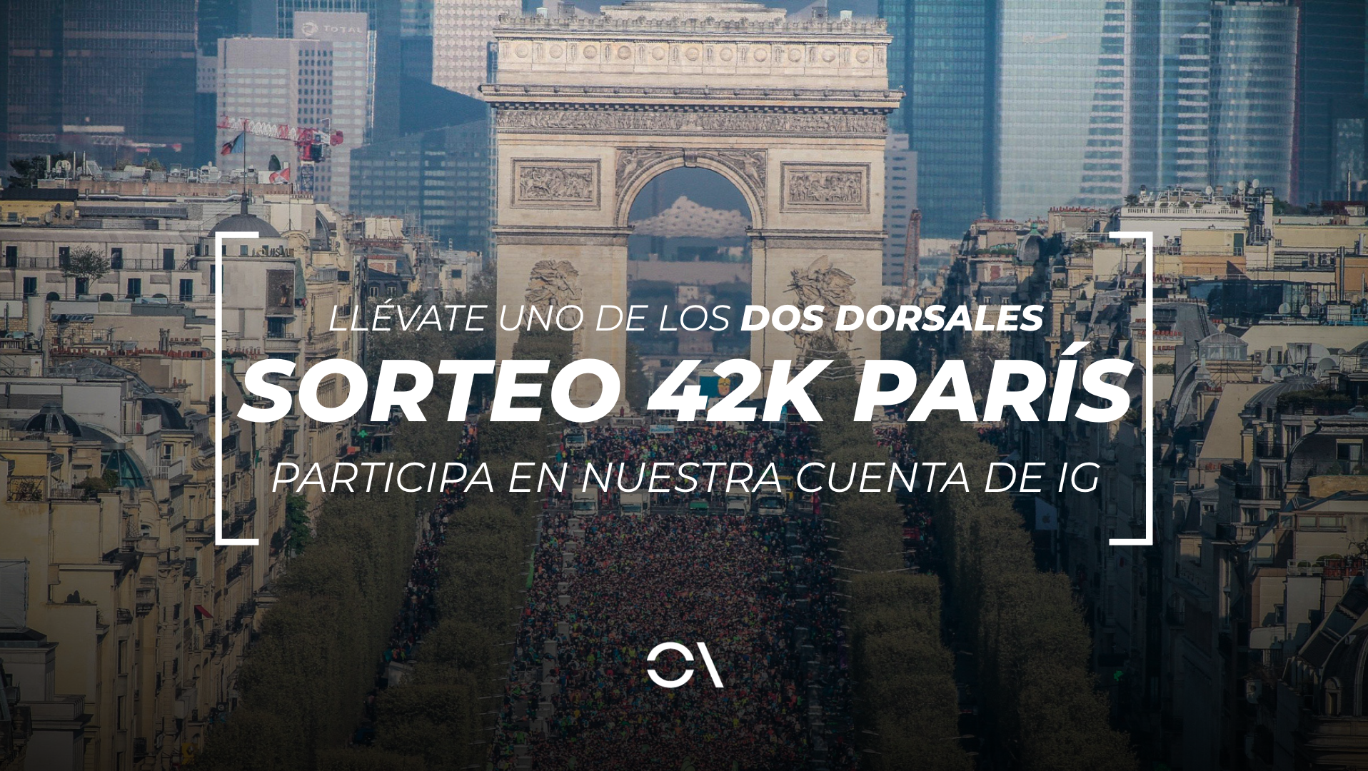Sorteo express de dos dorsales para el Maratón de París 2025 (13 de abril)