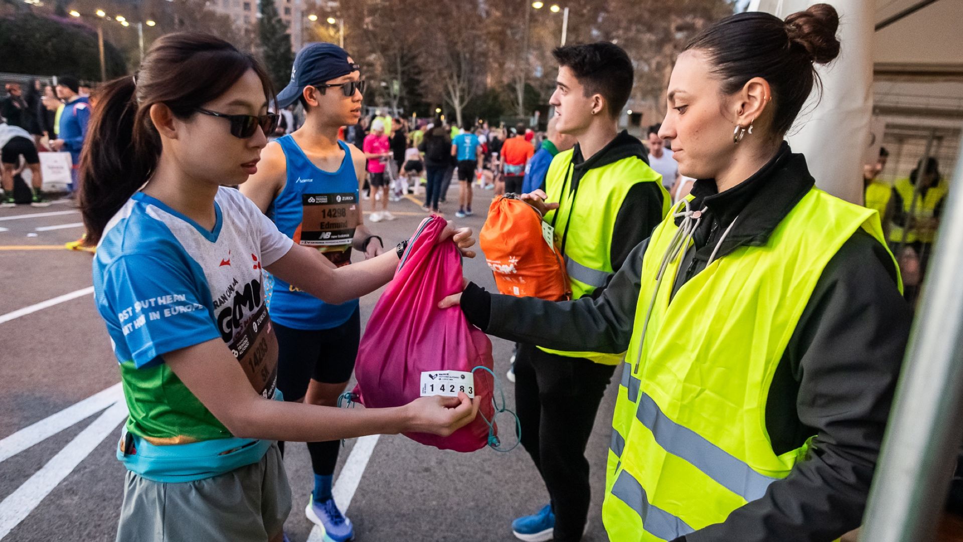 Toda la información sobre el guardarropa del Maratón y el Medio Maratón de Valencia.