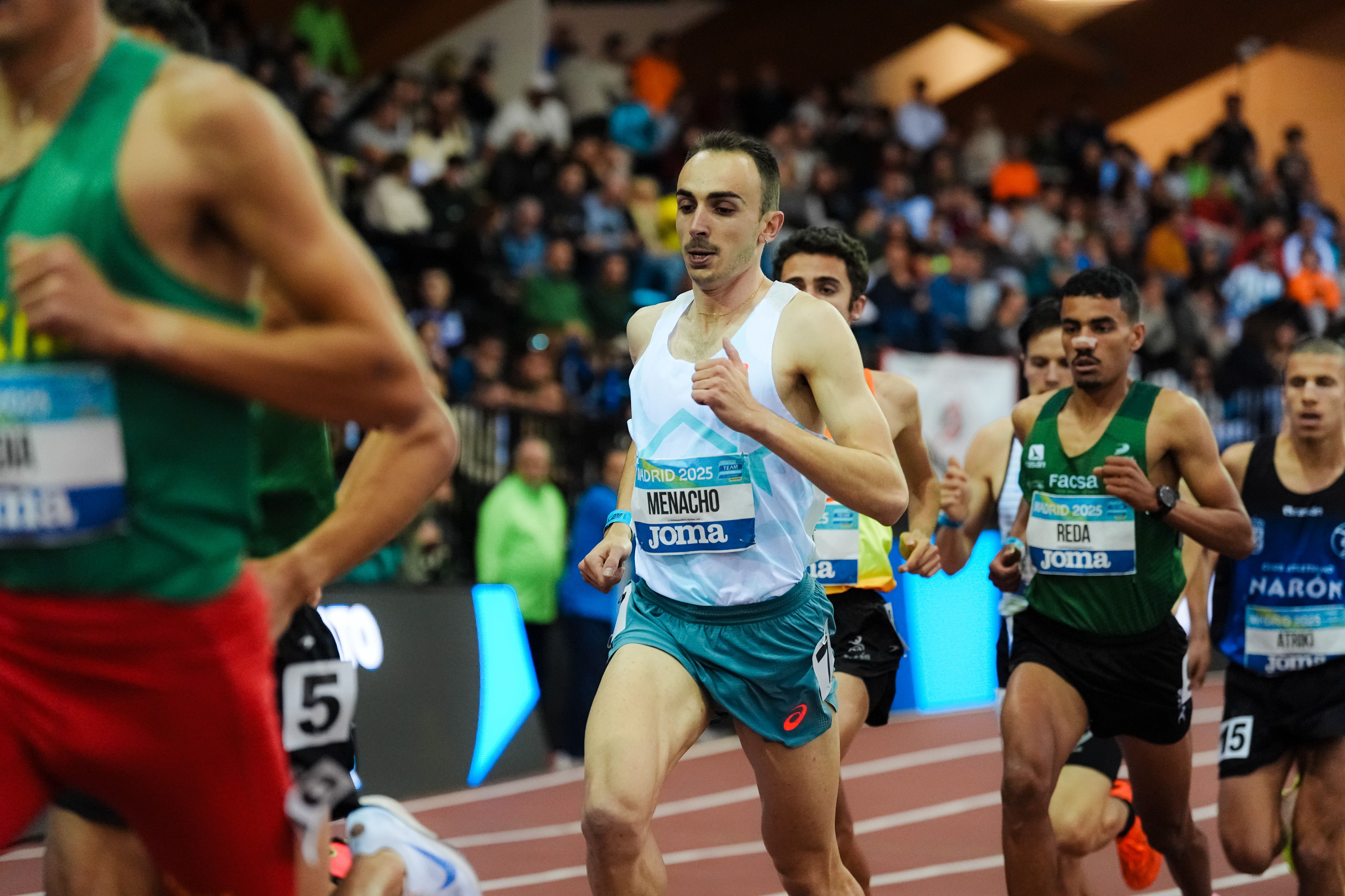 Eduardo Menacho en el Campeonato de España de Pista Cubierta 2025. SPORTMEDIA Eduardo Menacho en el Campeonato de España de Pista Cubierta 2025. SPORTMEDIA