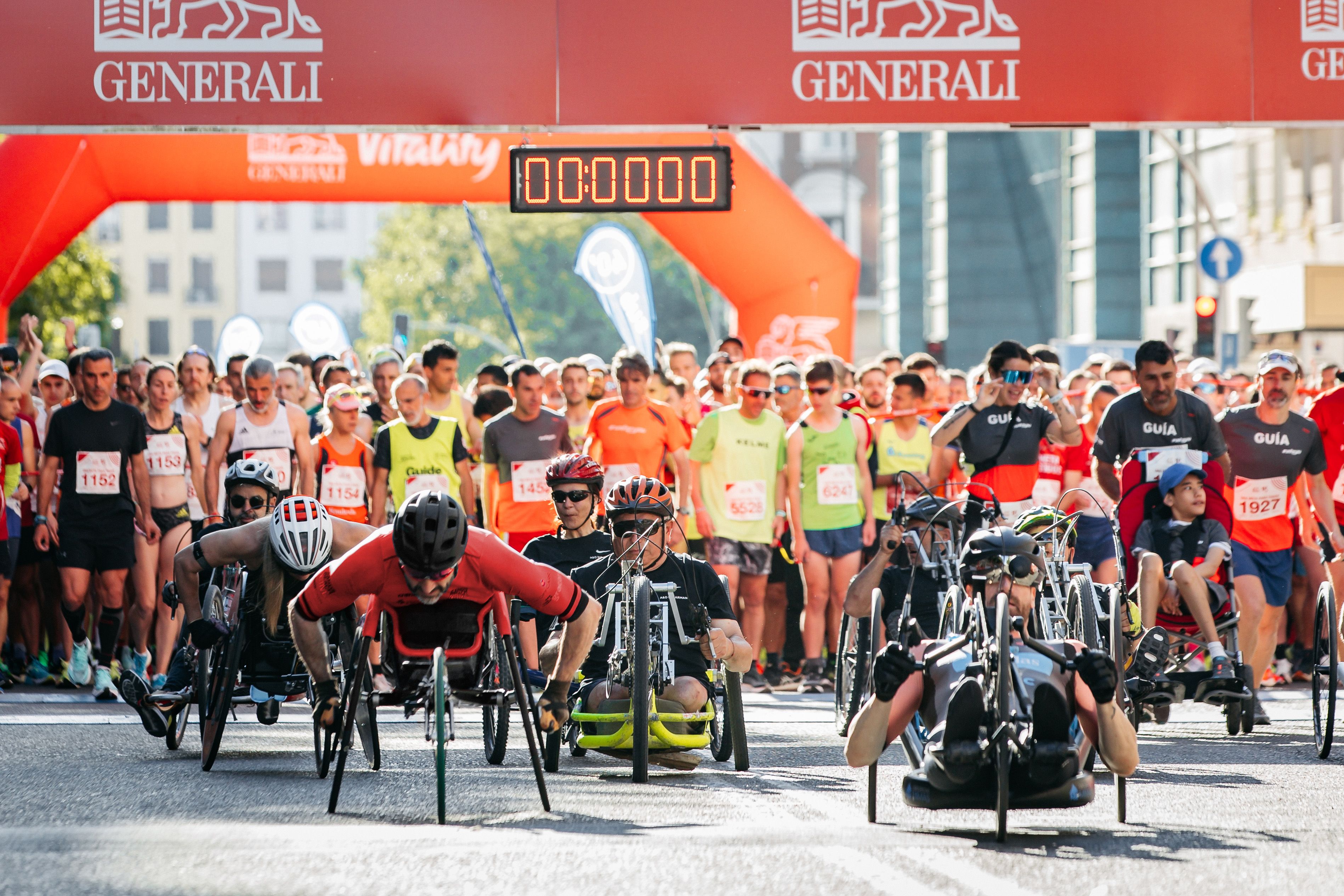 El 1 de junio Generali nos propone "Una Meta para Todos" en el 16º aniversario de la Carrera por la Inclusión.