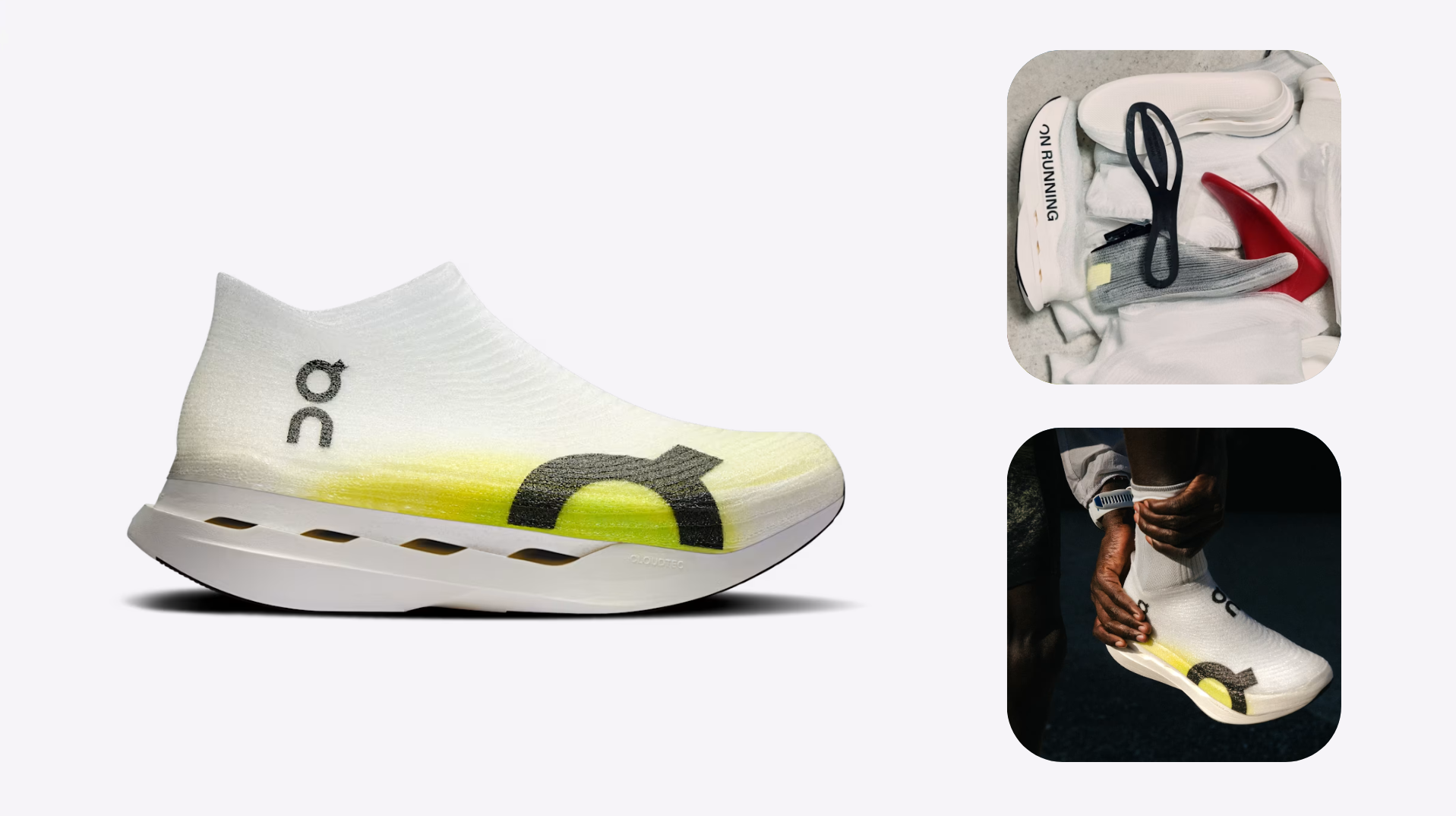 Así son las nuevas On Cloudboom Strike LS que ya están a la venta por 330 euros.
