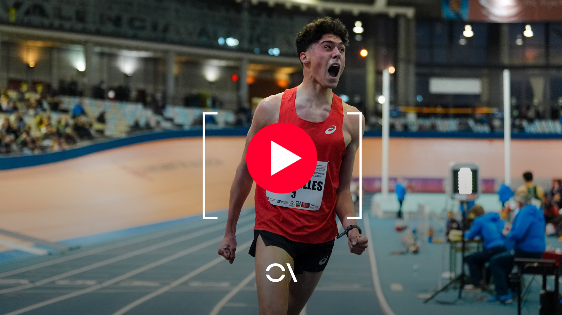 Xavi Cabanilles imponiéndose en el Campeonato de la Comunidad Valenciana Absoluto celebrado en el Gran Premio Ciudad de Valencia. SPORTMEDIA