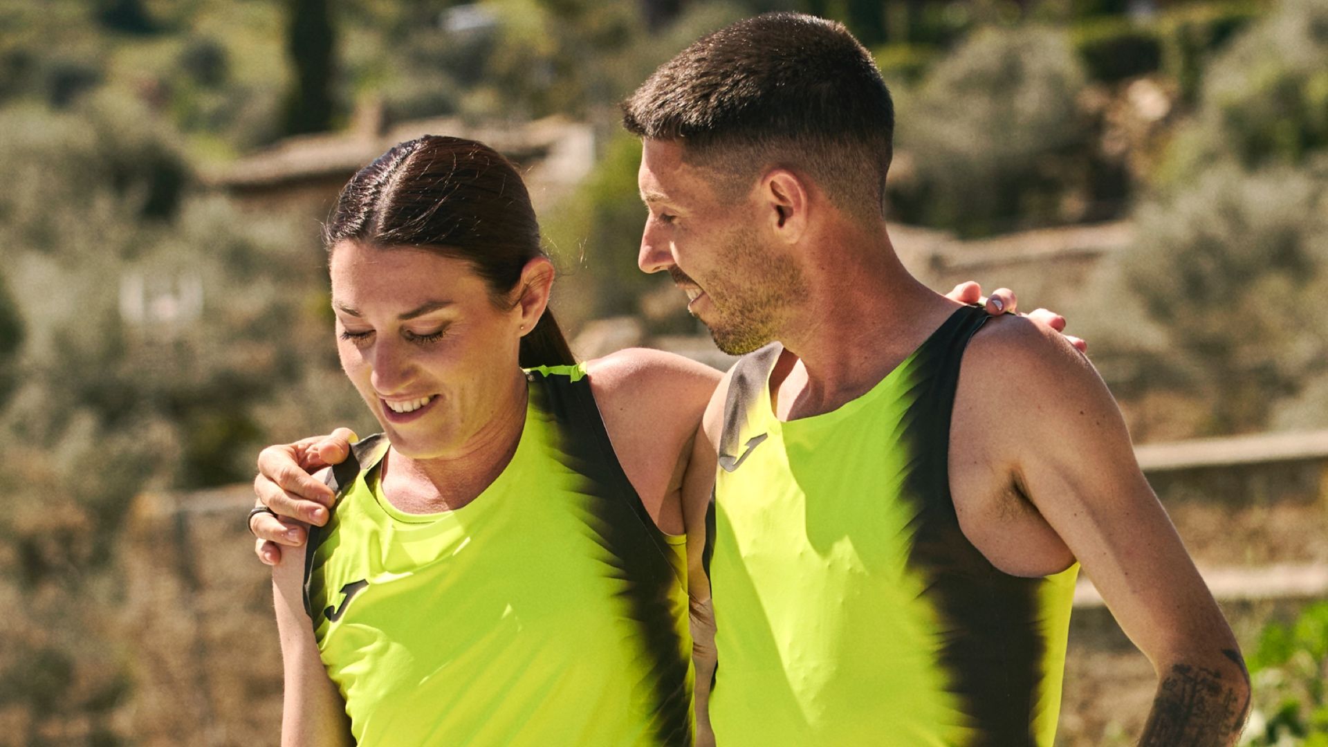 Mariajo y Chiki Pérez son las nuevas figuras de Joma en el atletismo.