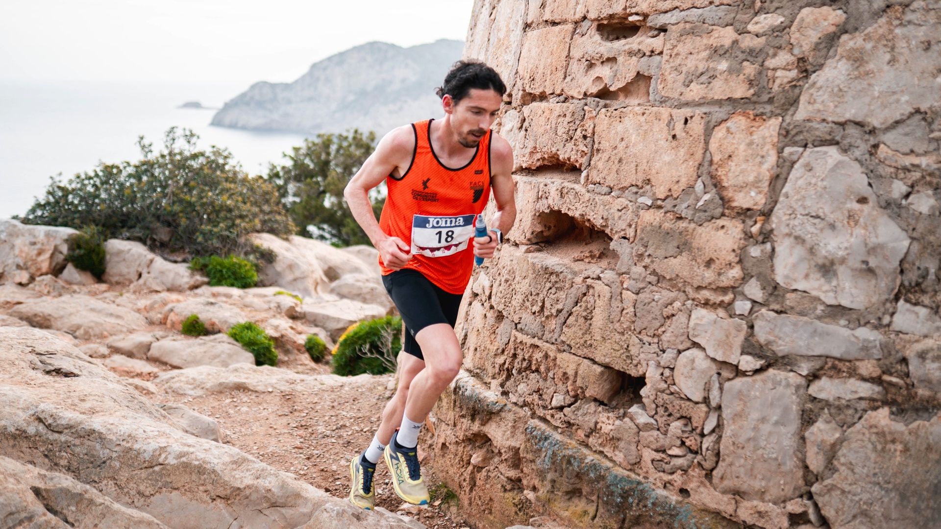 Andreu Blanes en el Campeonato de España de Trail Trail Running por Federaciones Autonómicas en Ibiza. RFEA.