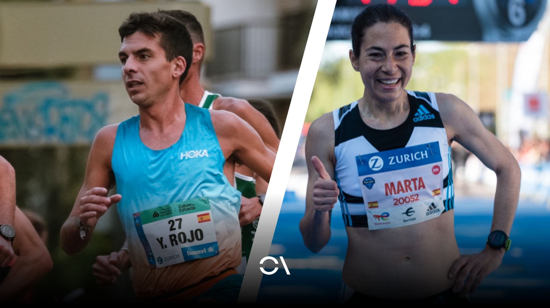 Yago Rojo y Marta Galimany serán dos de los protagonistas del Zurich Rock 'n' Roll Running Series Madrid 2025.