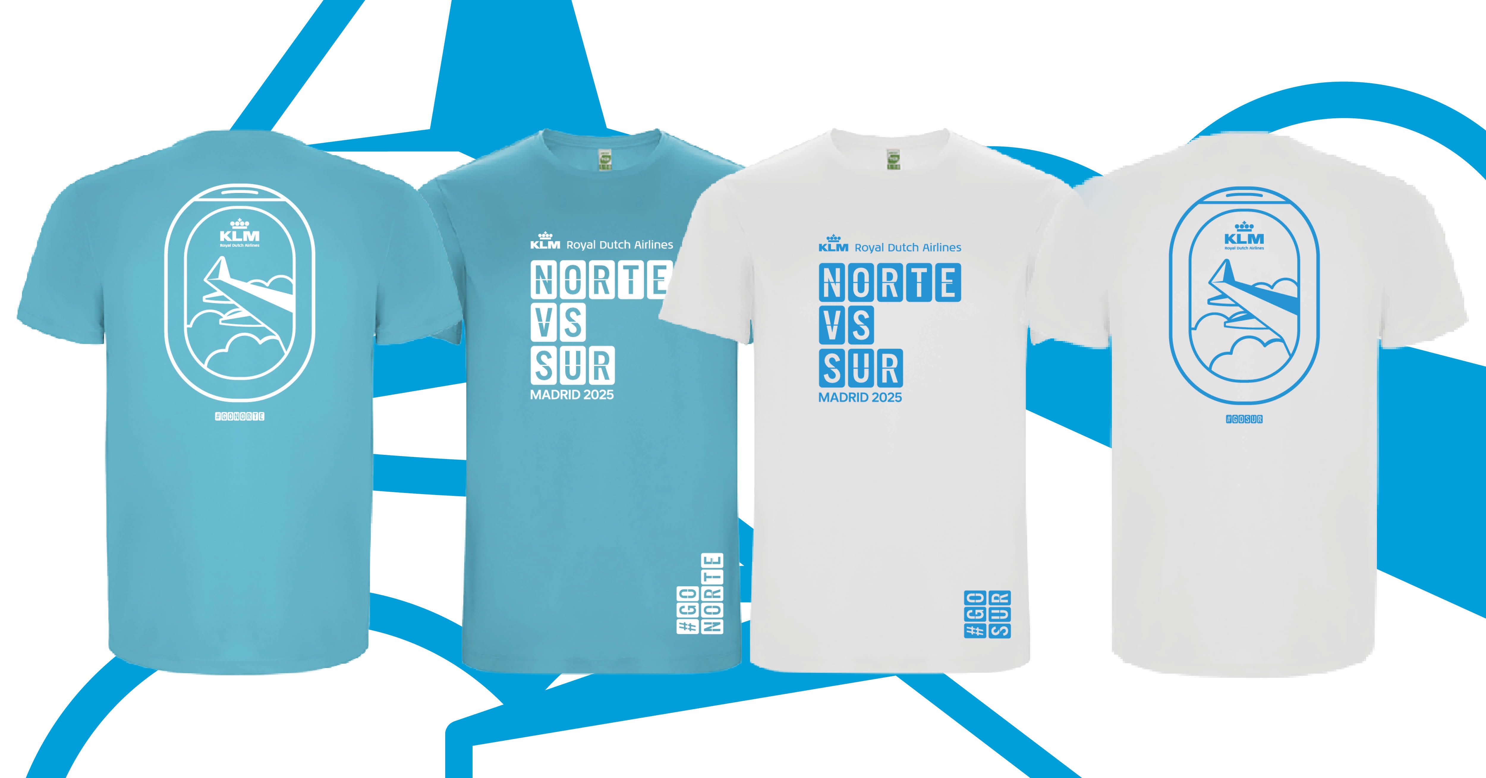 La próxima edición de la KLM Norte vs Sur se celebrará el domingo 22 de junio: estas son las camisetas de los dos equipos. LAST LAP