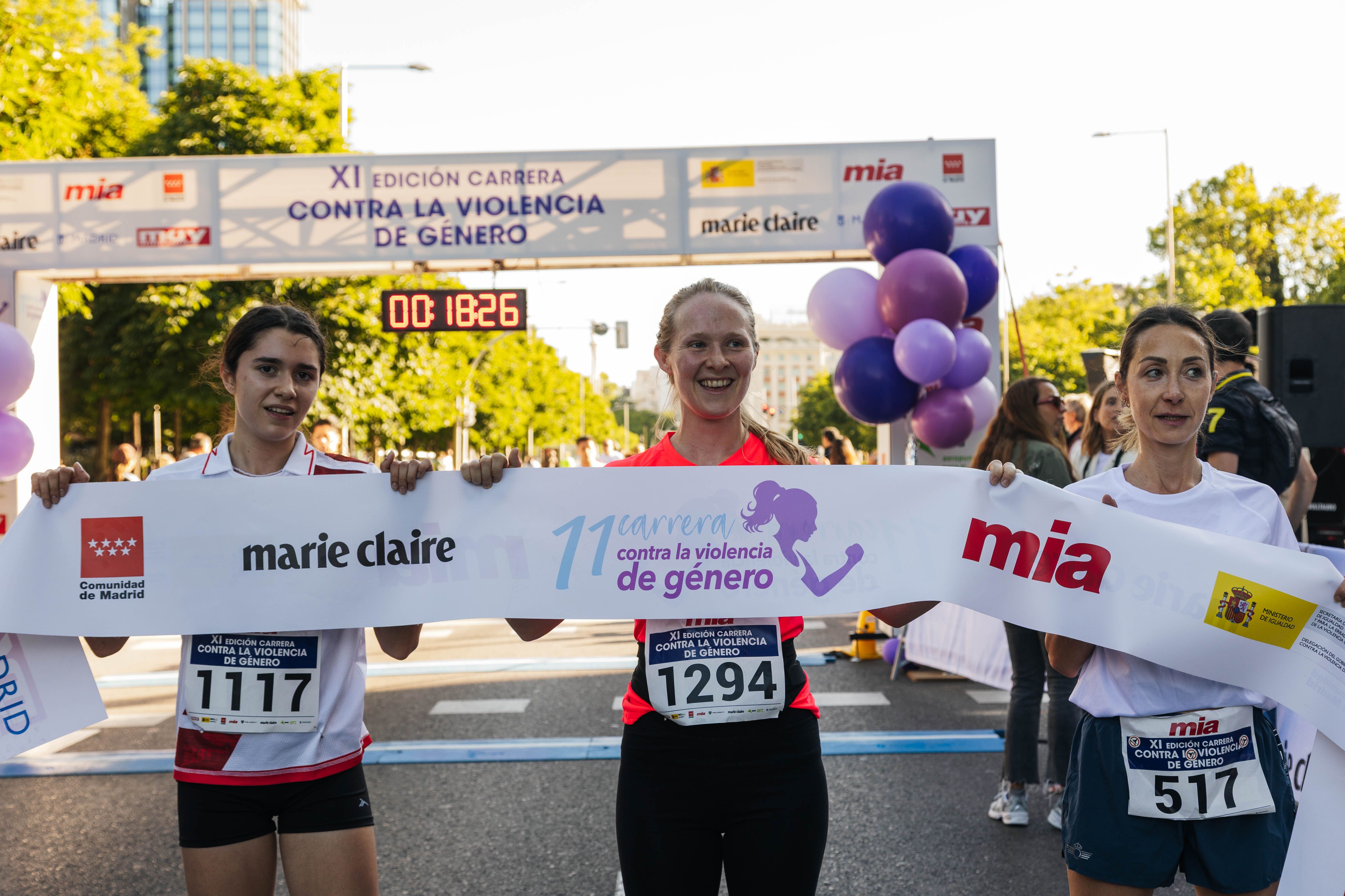 Las mejores fotos de la Carrera Contra la Violencia de Género. Meta 40