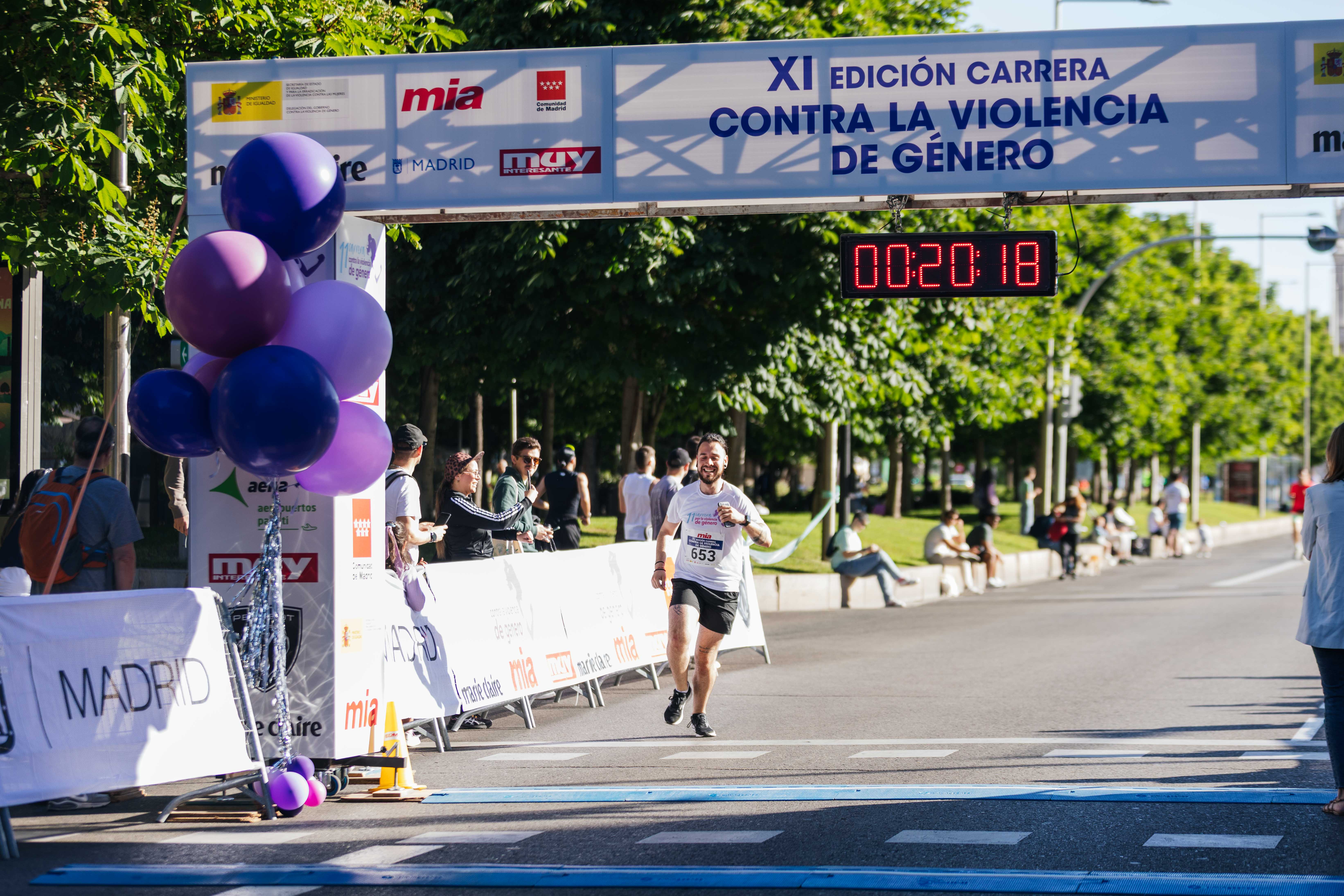 Las mejores fotos de la Carrera Contra la Violencia de Género. Meta 57