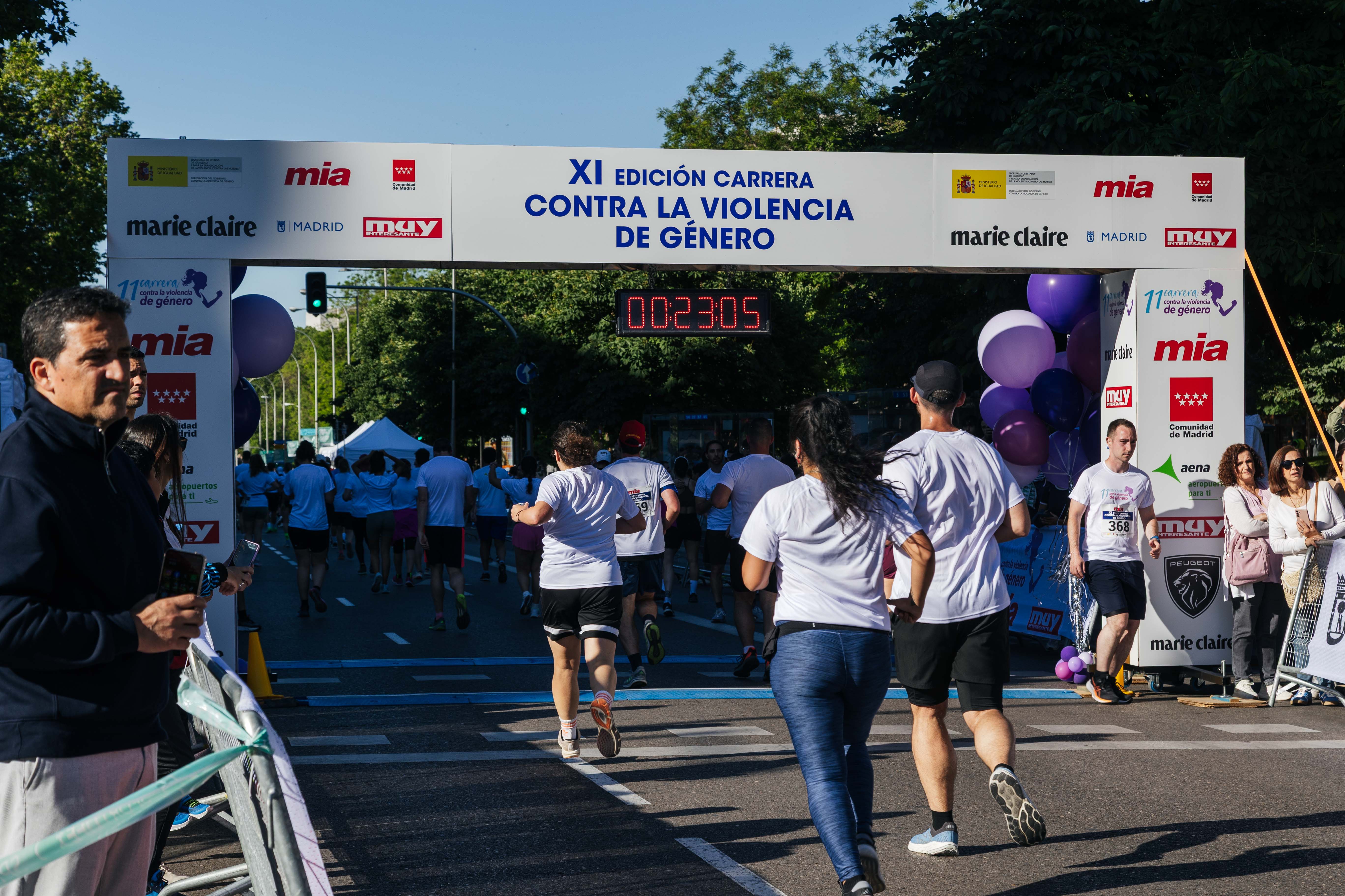 Las mejores fotos de la Carrera Contra la Violencia de Género. Meta 72