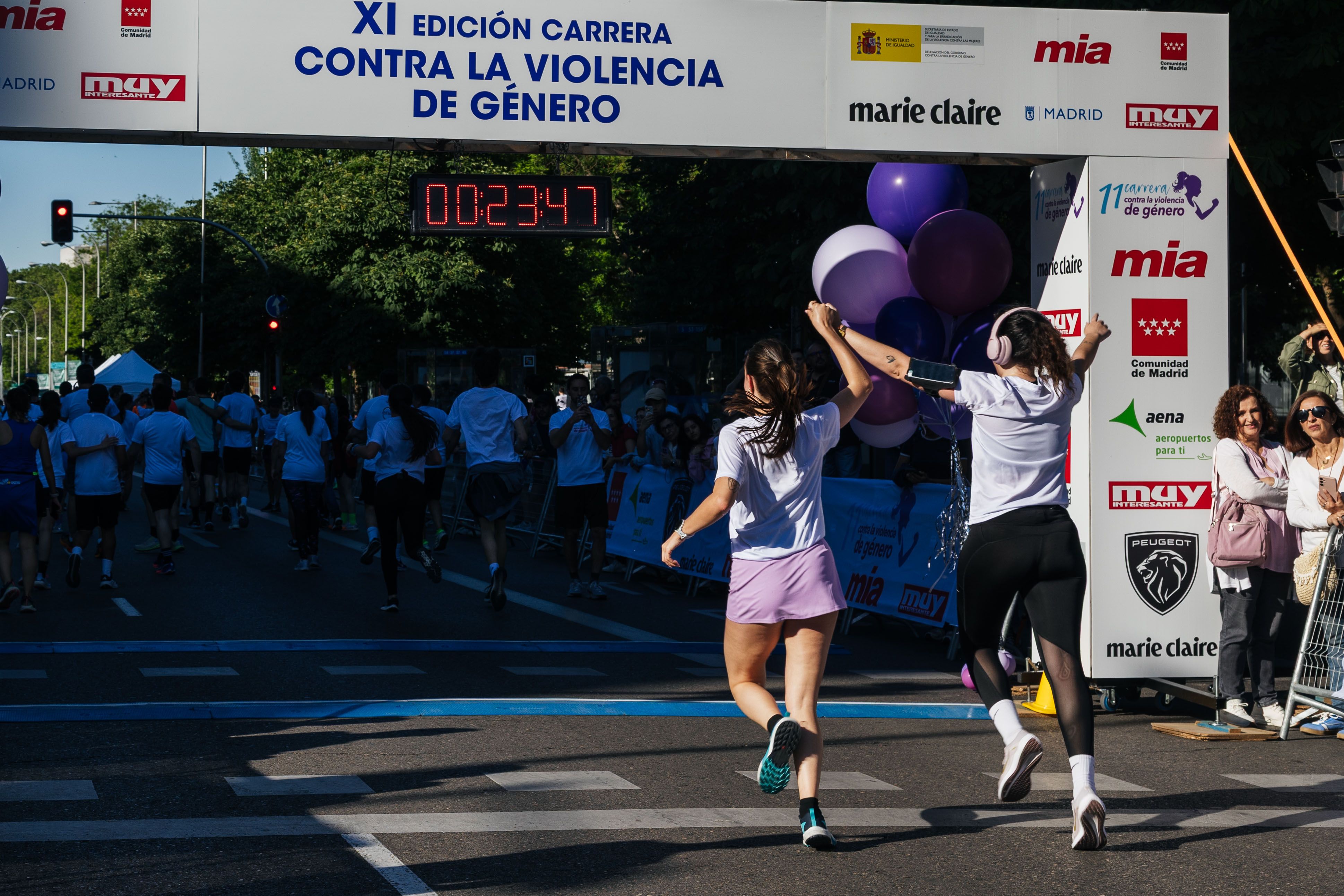 Las mejores fotos de la Carrera Contra la Violencia de Género. Meta 75