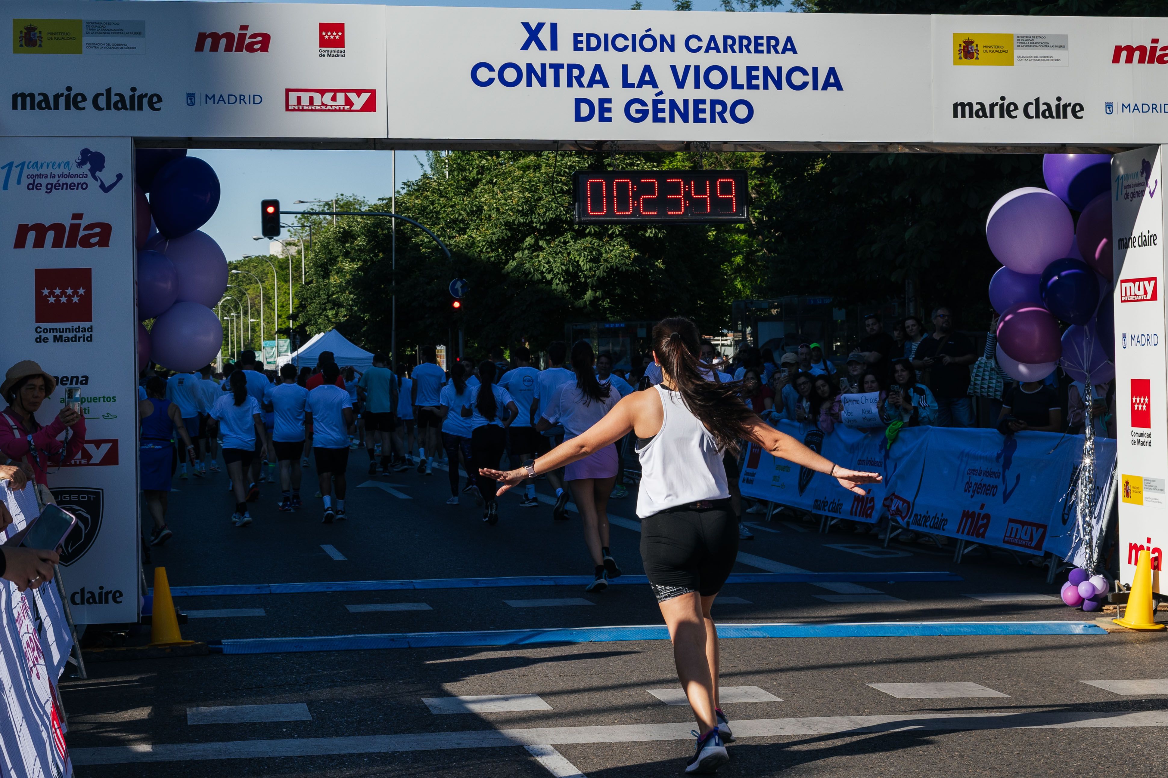Las mejores fotos de la Carrera Contra la Violencia de Género. Meta 76