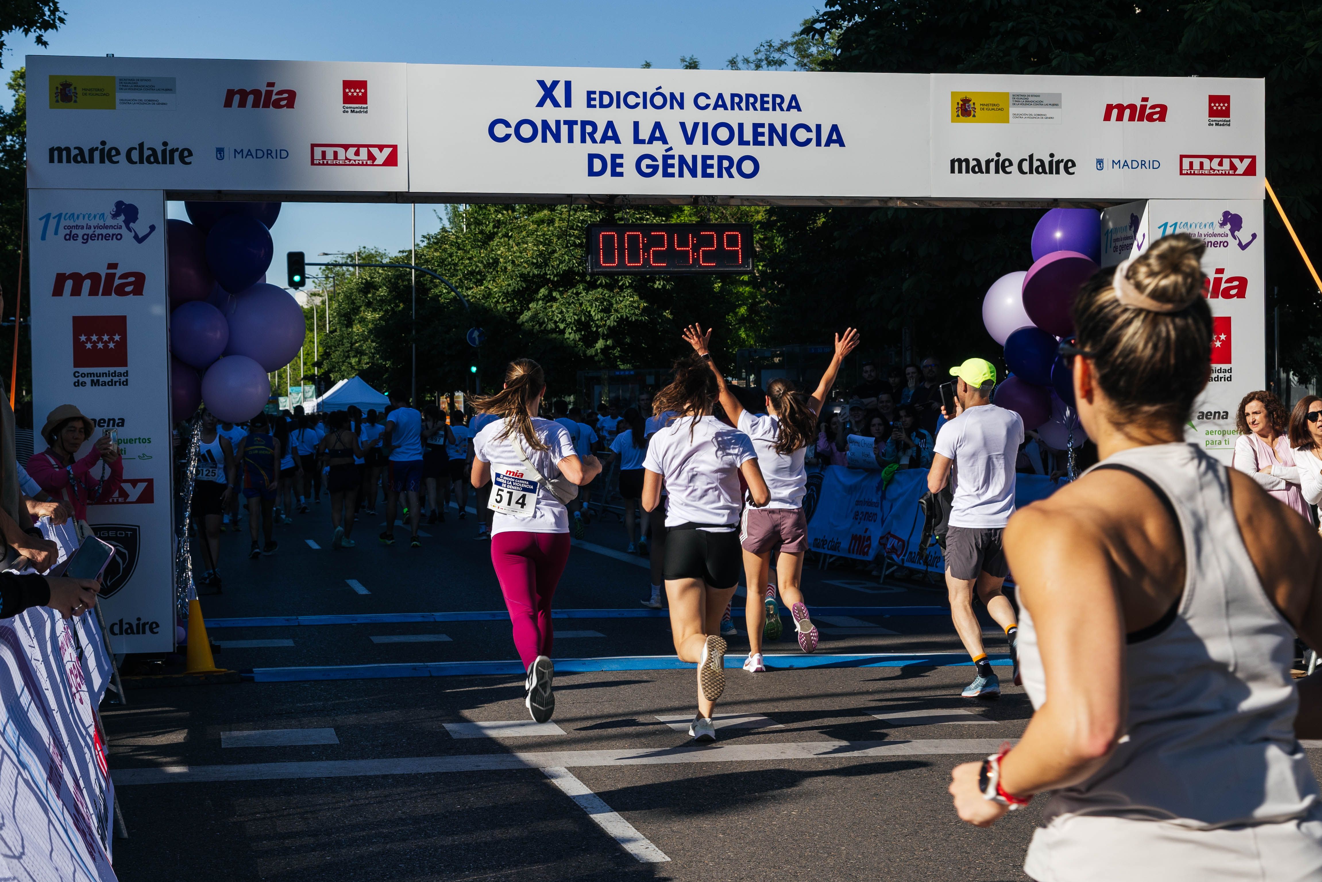 Las mejores fotos de la Carrera Contra la Violencia de Género. Meta 78