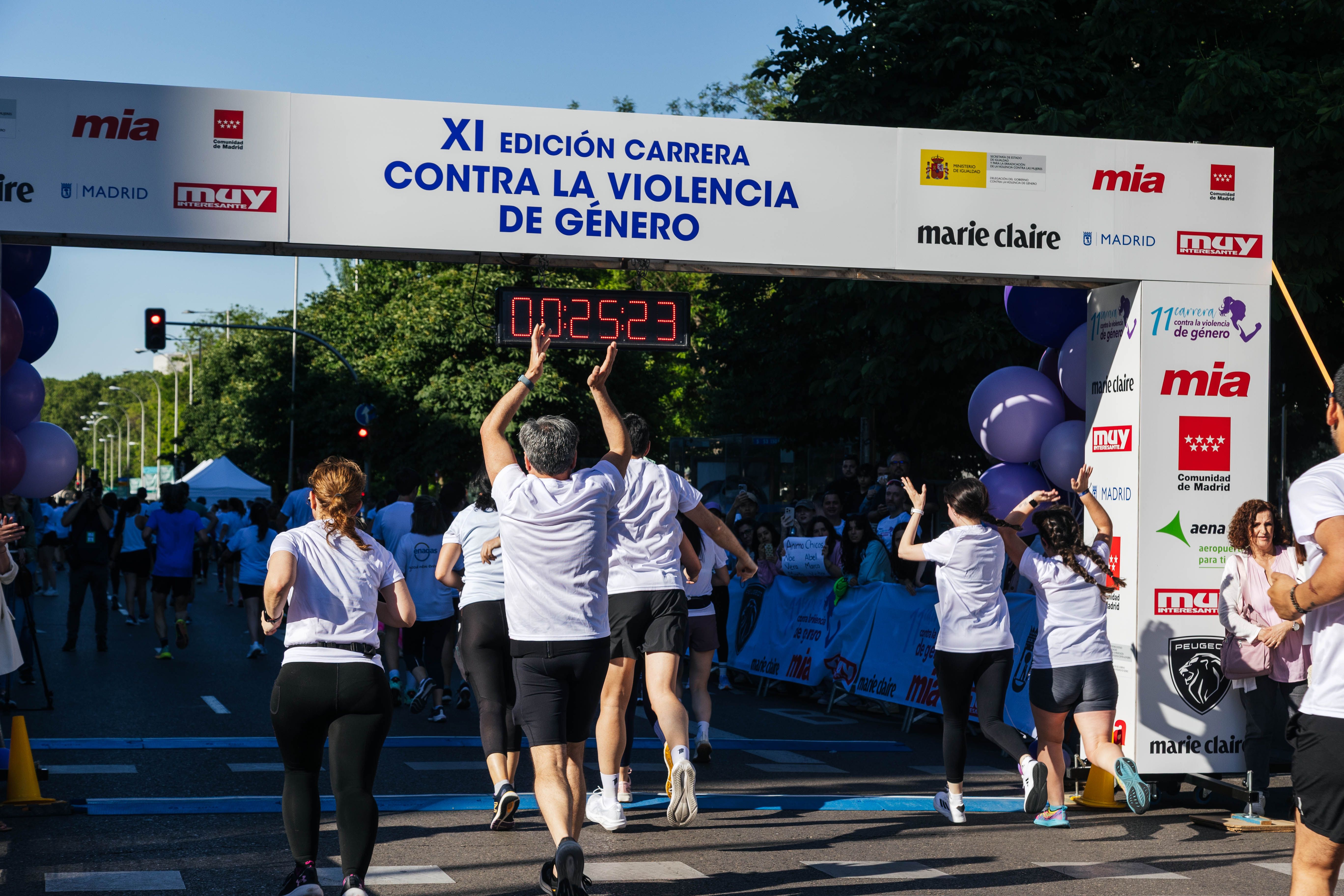 Las mejores fotos de la Carrera Contra la Violencia de Género. Meta 80