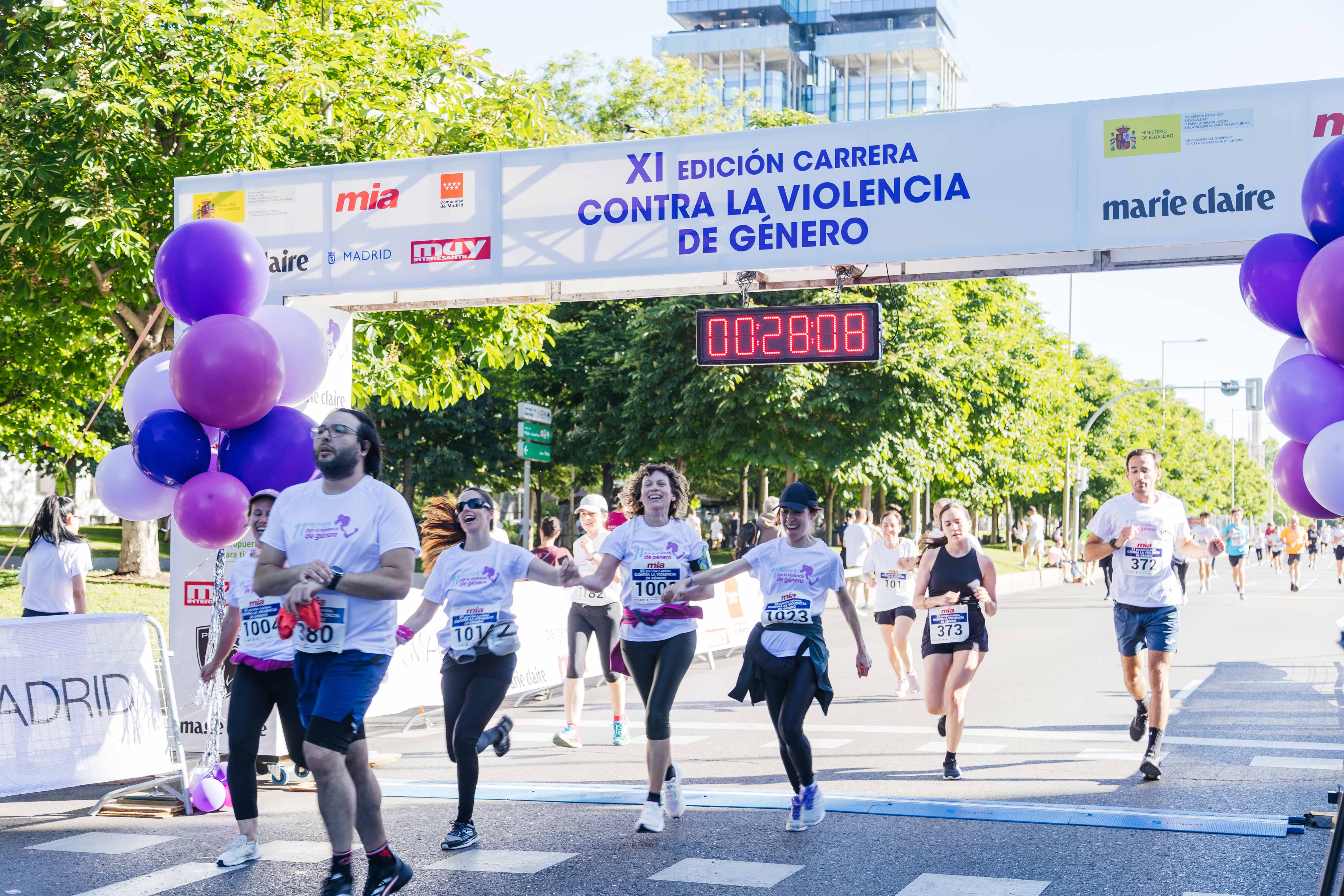 Las mejores fotos de la Carrera Contra la Violencia de Género. Meta 92