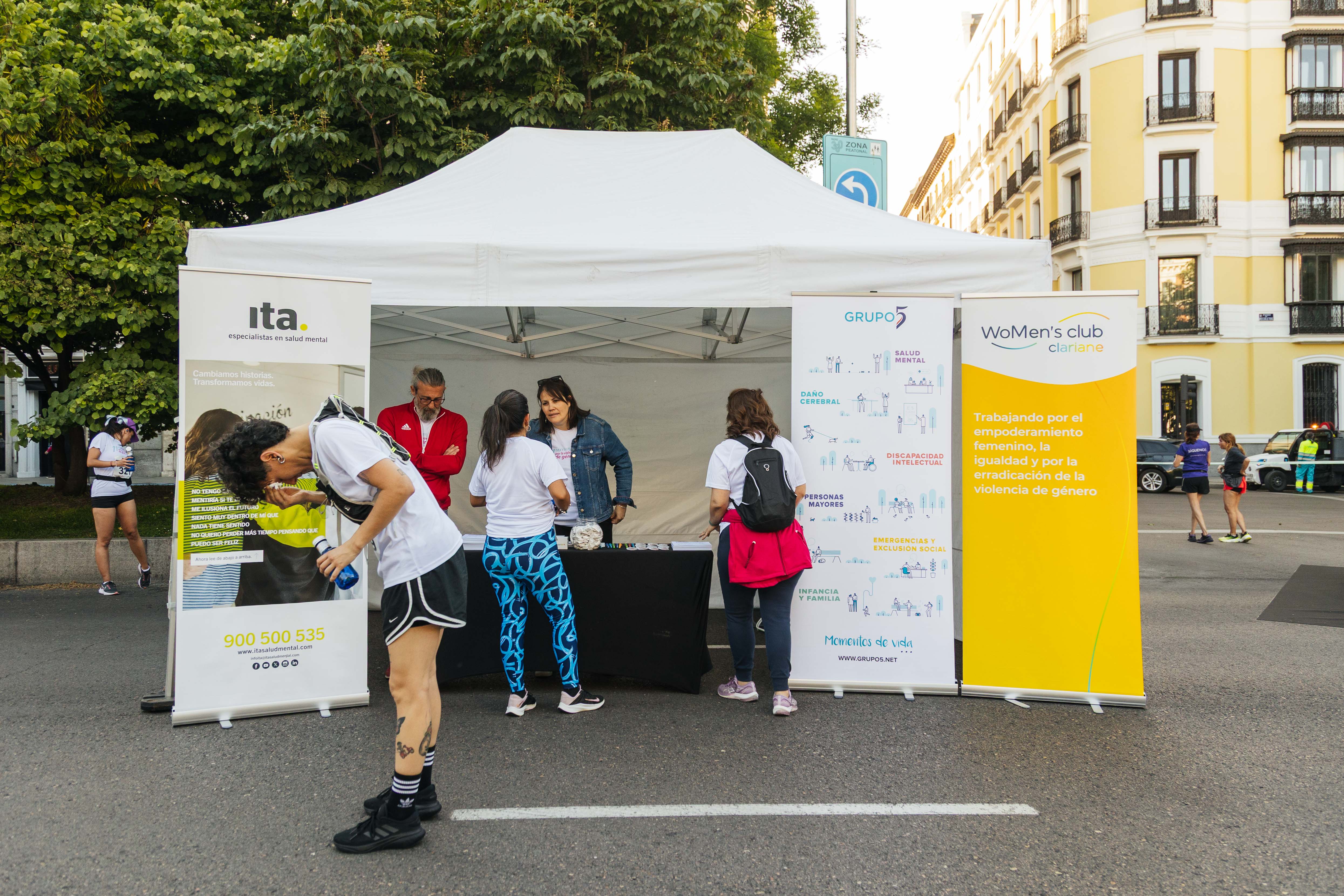 Las mejores fotos de la Carrera Contra la Violencia de Género. Meta 106