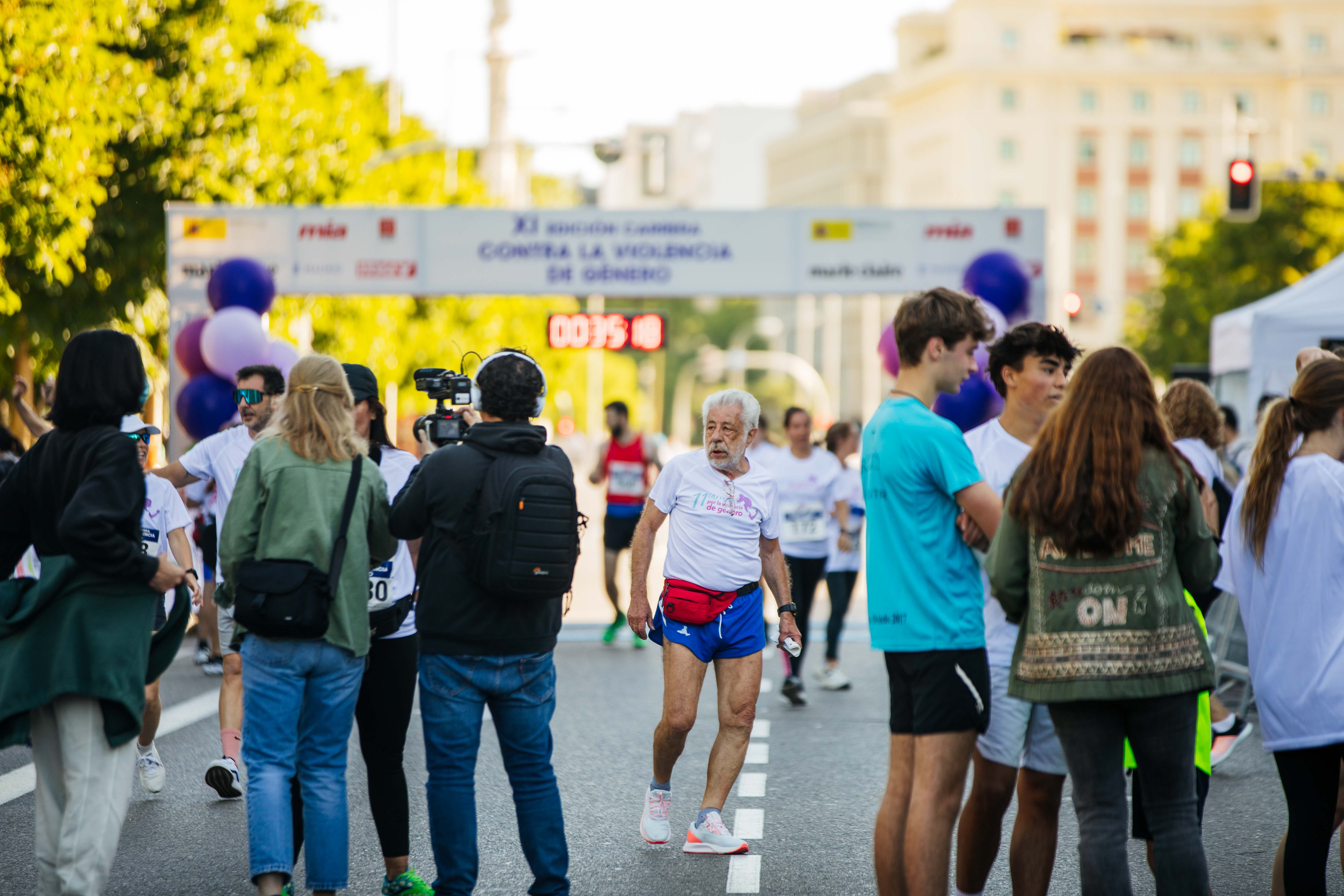 Las mejores fotos de la Carrera Contra la Violencia de Género. Meta 110