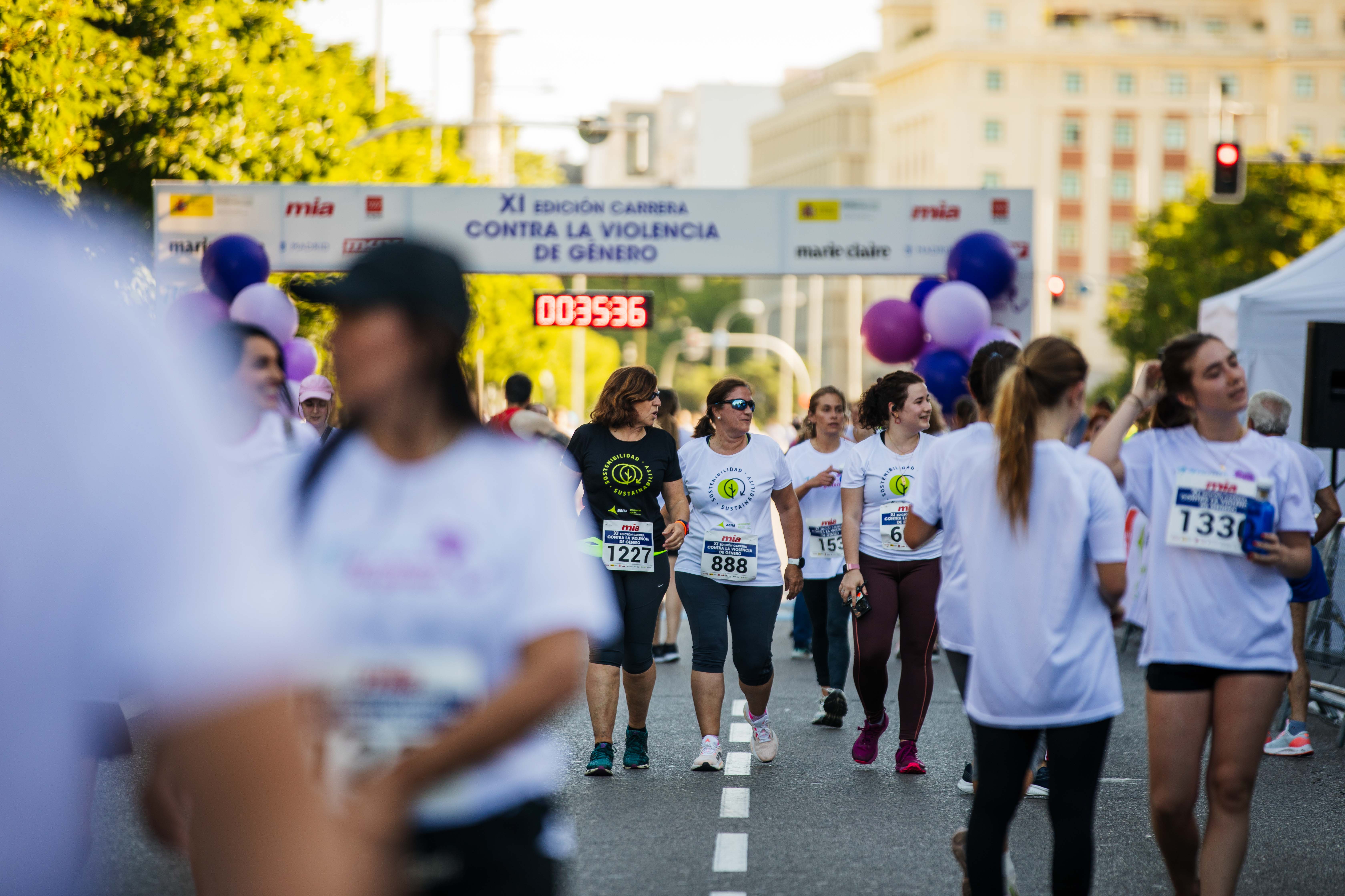 Las mejores fotos de la Carrera Contra la Violencia de Género. Meta 112