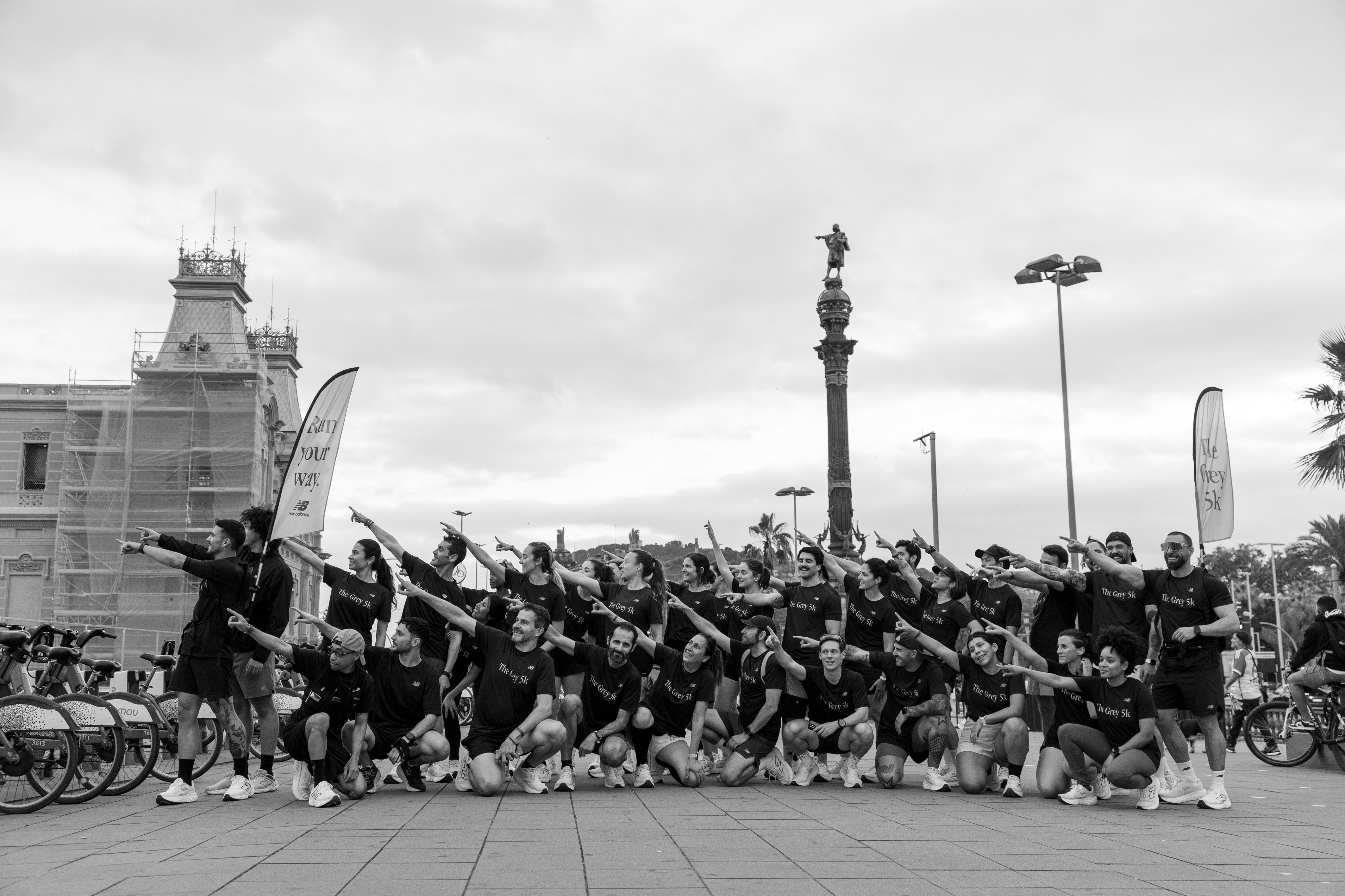 Las mejores fotos del 5K en Barcelona para celebrar los Grey Days de New Balance. 16