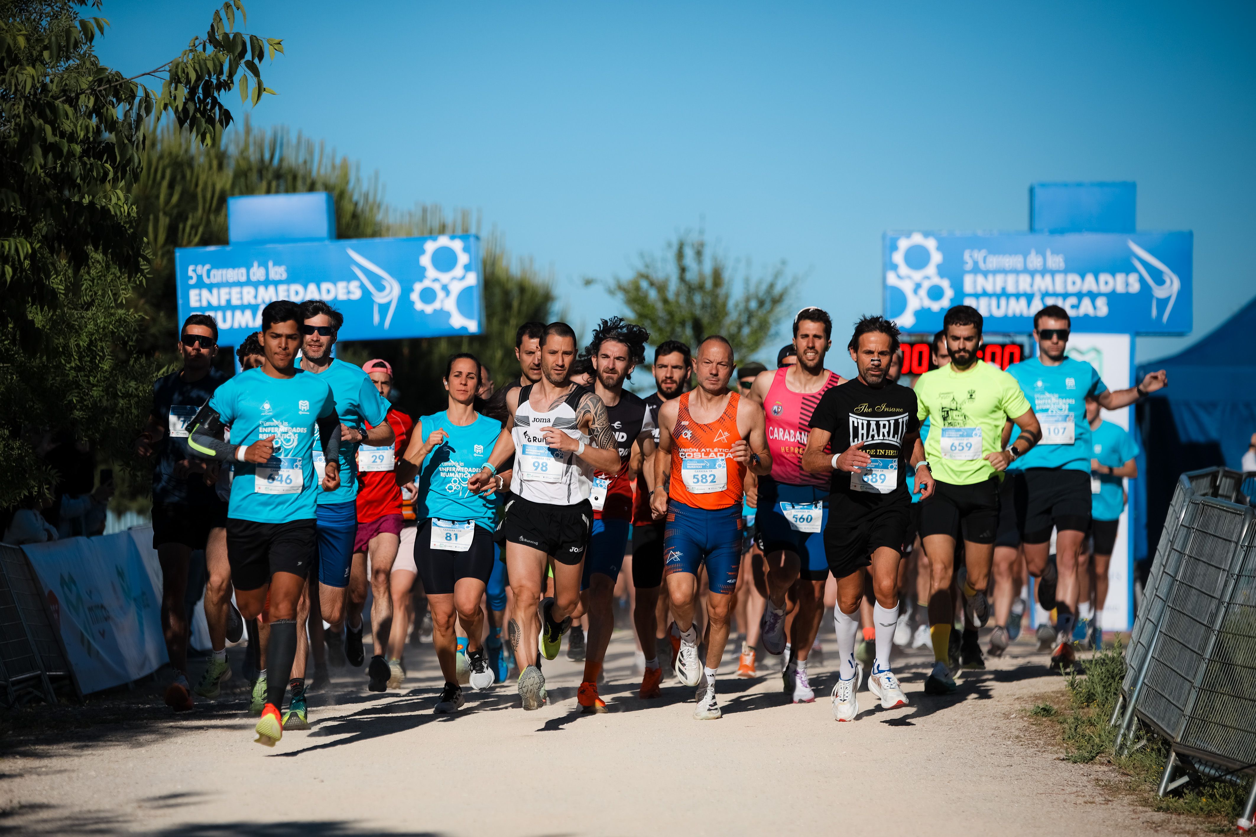 Salida de las pruebas de 5 y 10K en la Carrera de las Enfermedades Reumáticas. LAST LAP