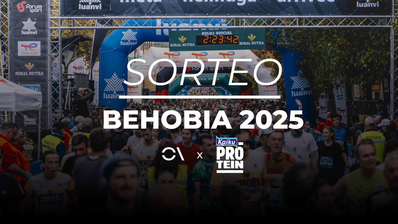 ¡Regalamos un dorsal para la Behobia de la mano de Kaiku Protein!