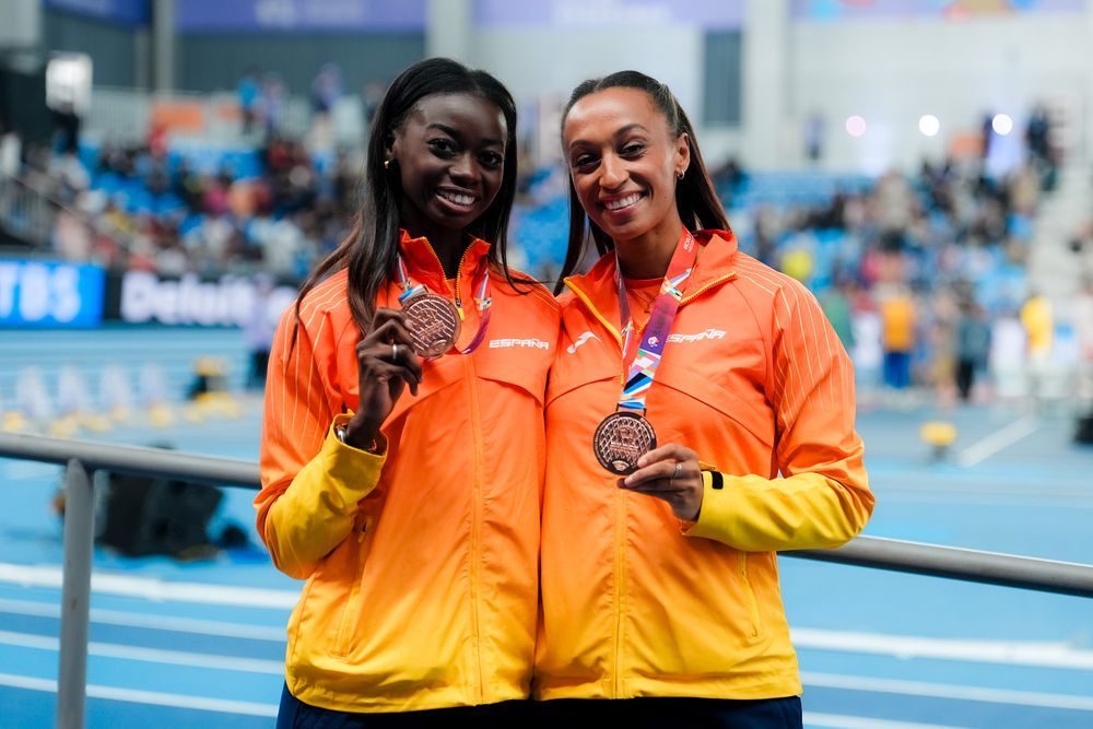 Fátima Diame y Ana Peleteiro, dos puntales de España Atletismo Fátima Diame y Ana Peleteiro, dos puntales de España Atletismo