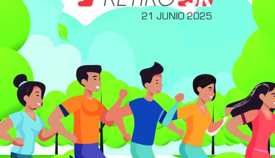 Cartel Carrera Popular Distrito Retiro 2025