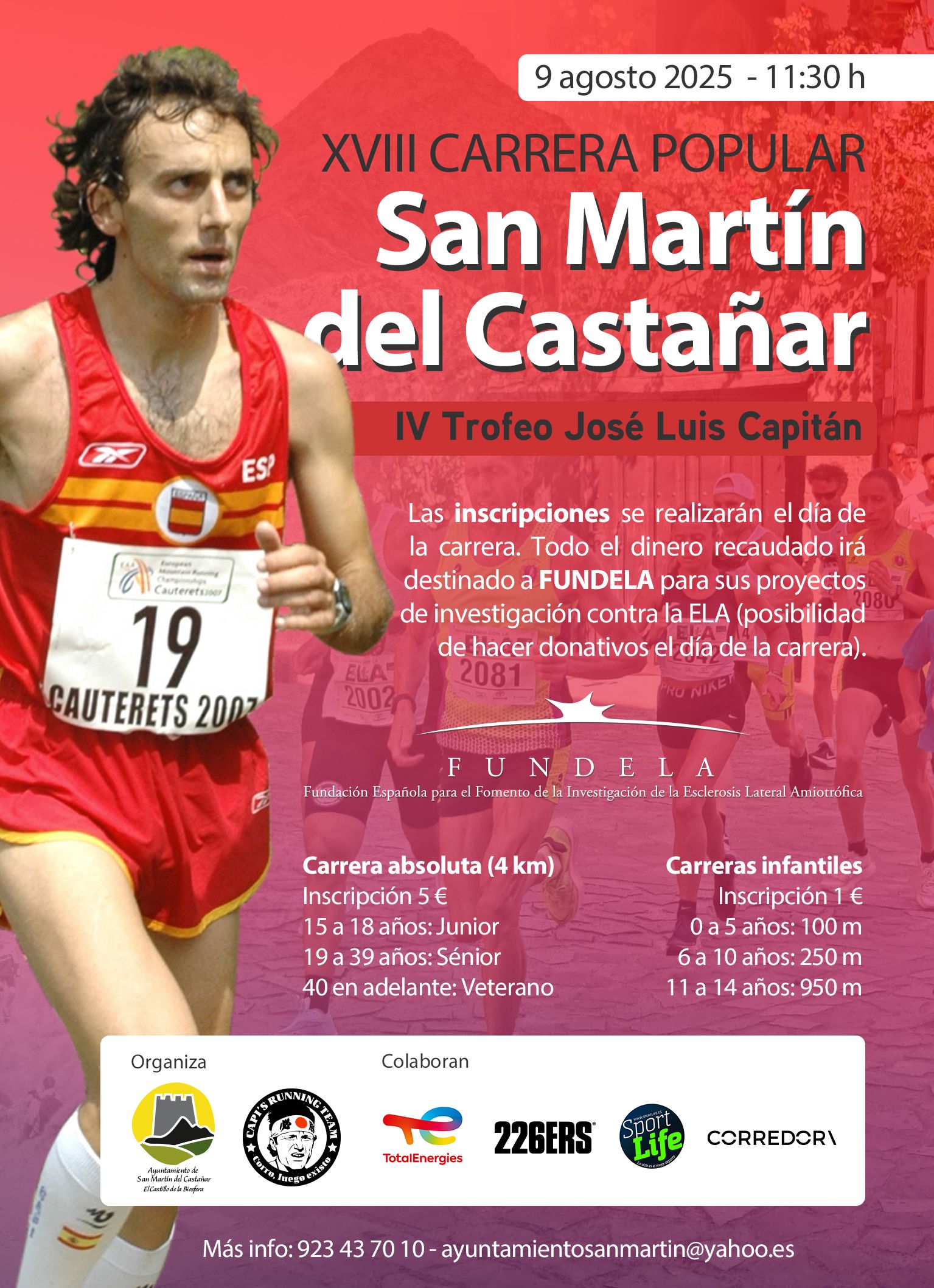 La Carrera Popular San Martín del Castañar es una buena oportunidad para demostrar tu solidaridad La Carrera Popular San Martín del Castañar es una buena oportunidad para demostrar tu solidaridad