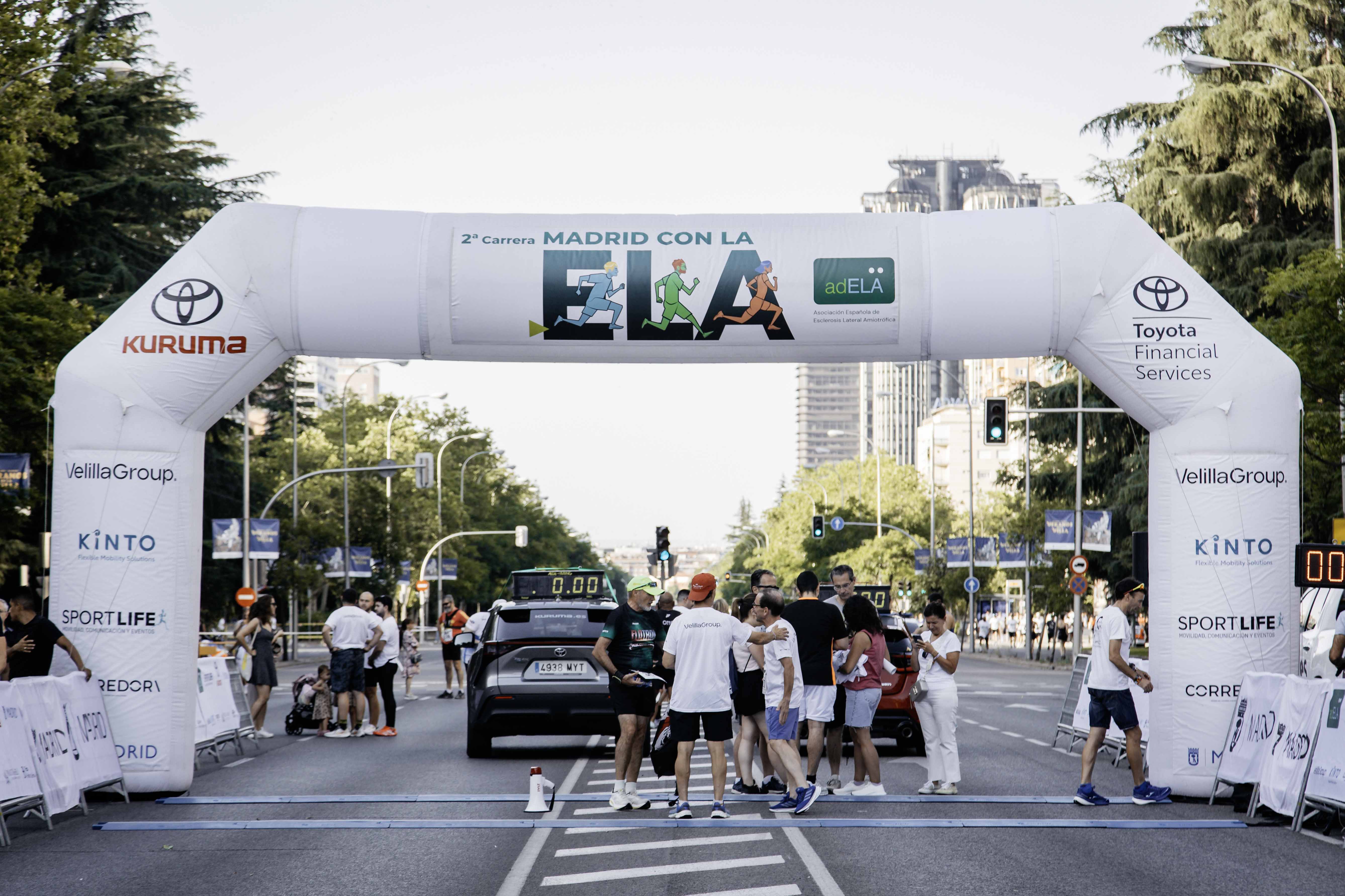 Las mejores fotos de la salida de la Carrera Madrid con la ELA 18