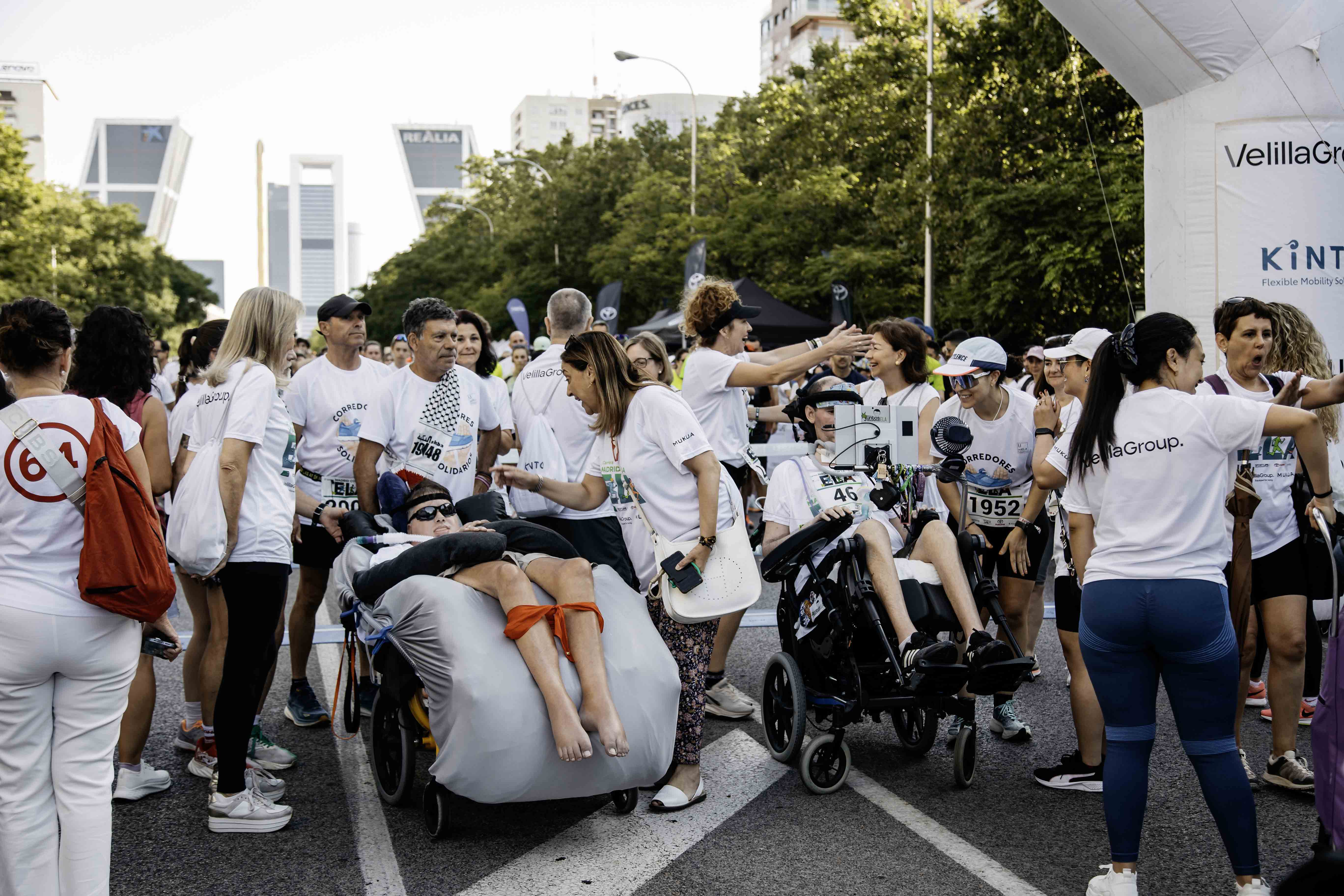 Las mejores fotos de la salida de la Carrera Madrid con la ELA 47