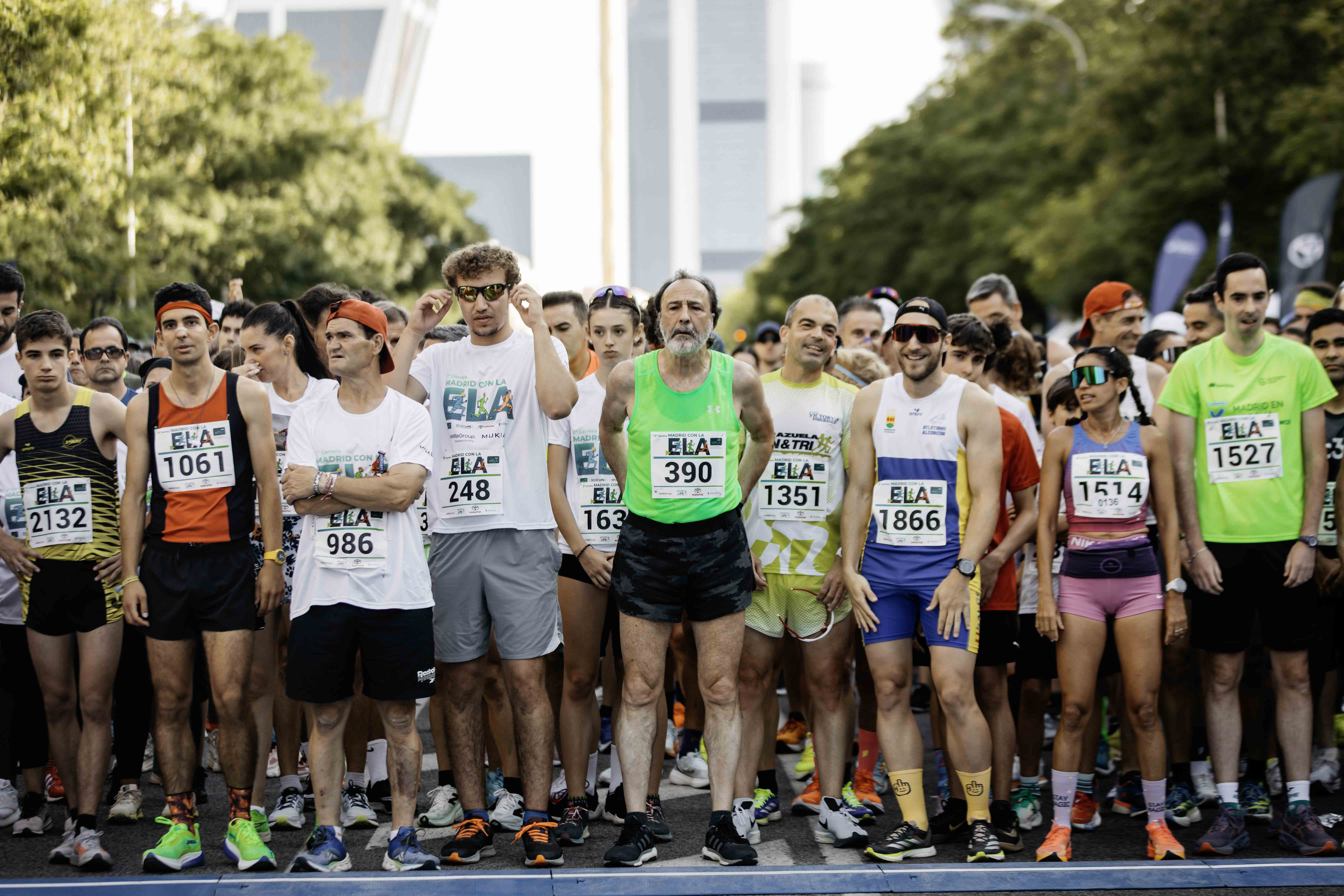 Las mejores fotos de la salida de la Carrera Madrid con la ELA 56
