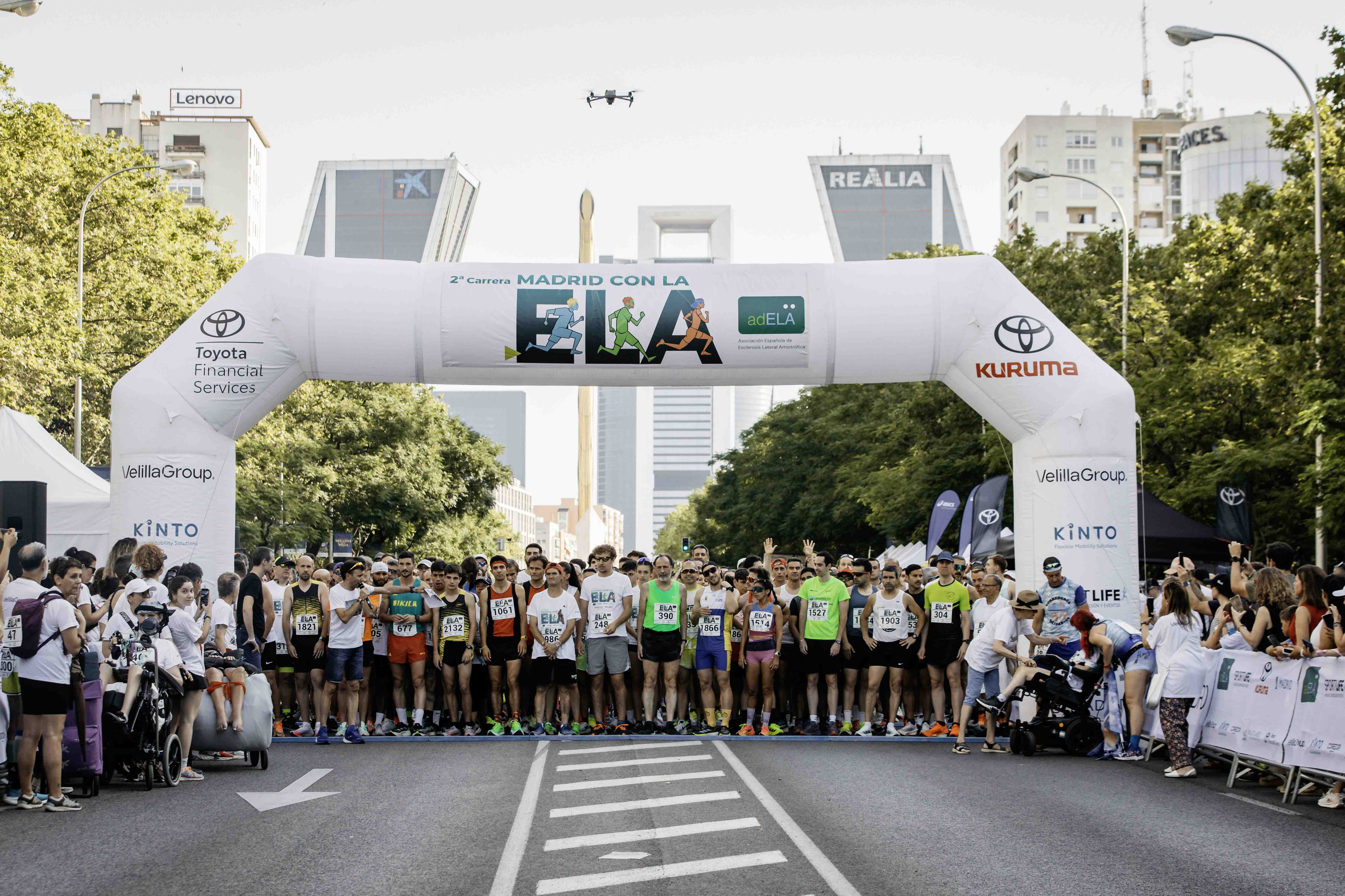Las mejores fotos de la salida de la Carrera Madrid con la ELA 60
