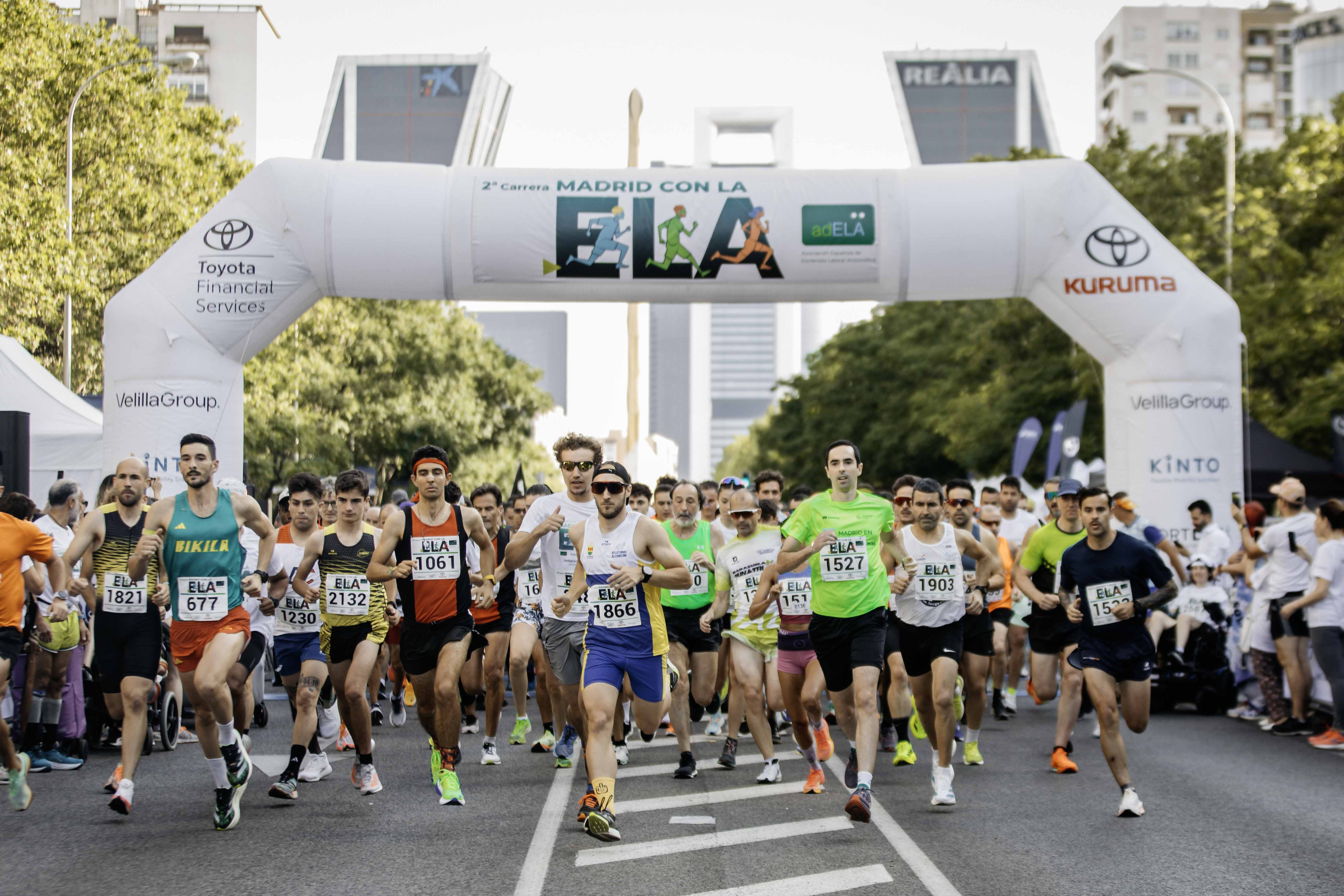 Las mejores fotos de la salida de la Carrera Madrid con la ELA 64