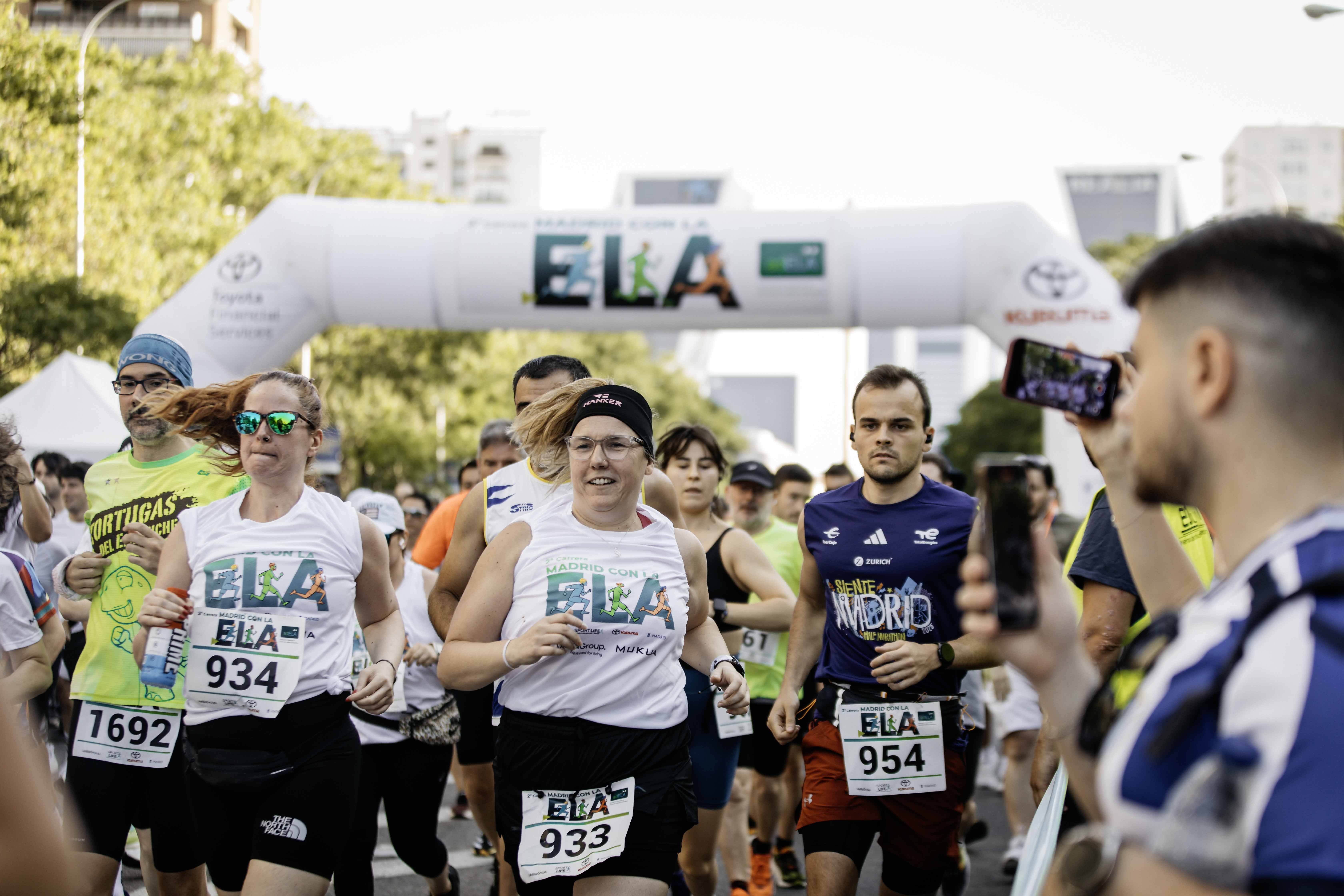Las mejores fotos de la salida de la Carrera Madrid con la ELA 65