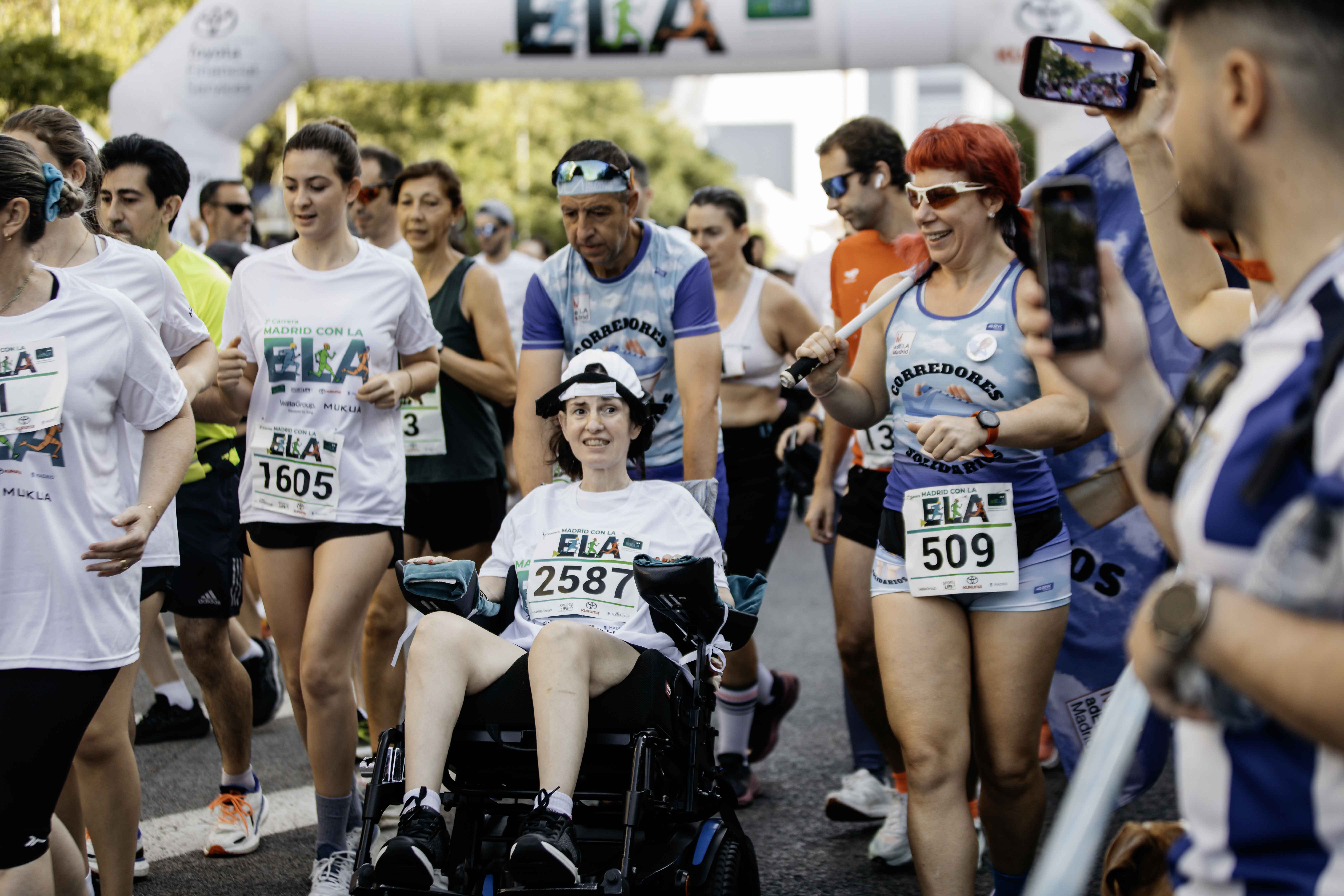 Las mejores fotos de la salida de la Carrera Madrid con la ELA 69