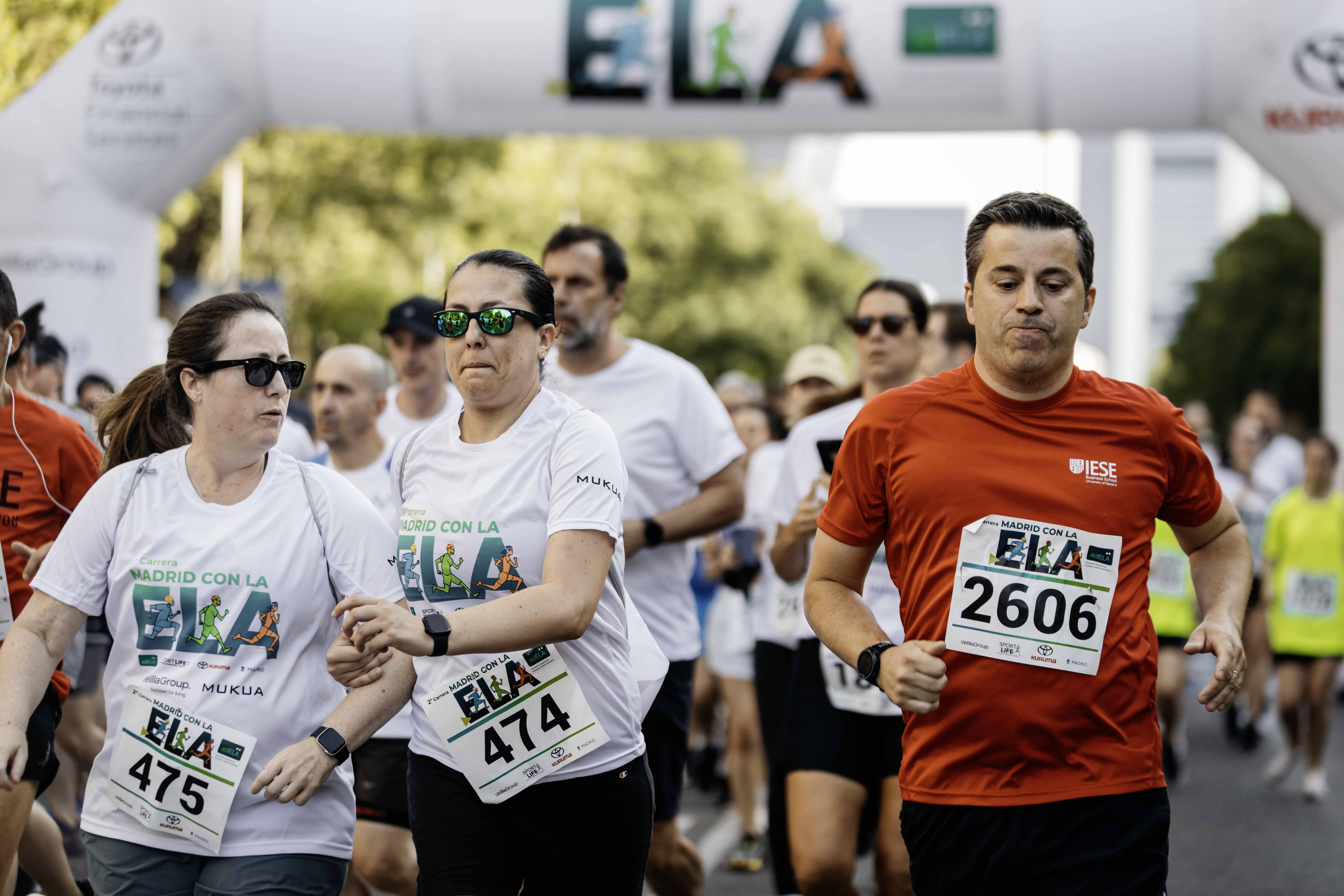 Las mejores fotos de la salida de la Carrera Madrid con la ELA 70