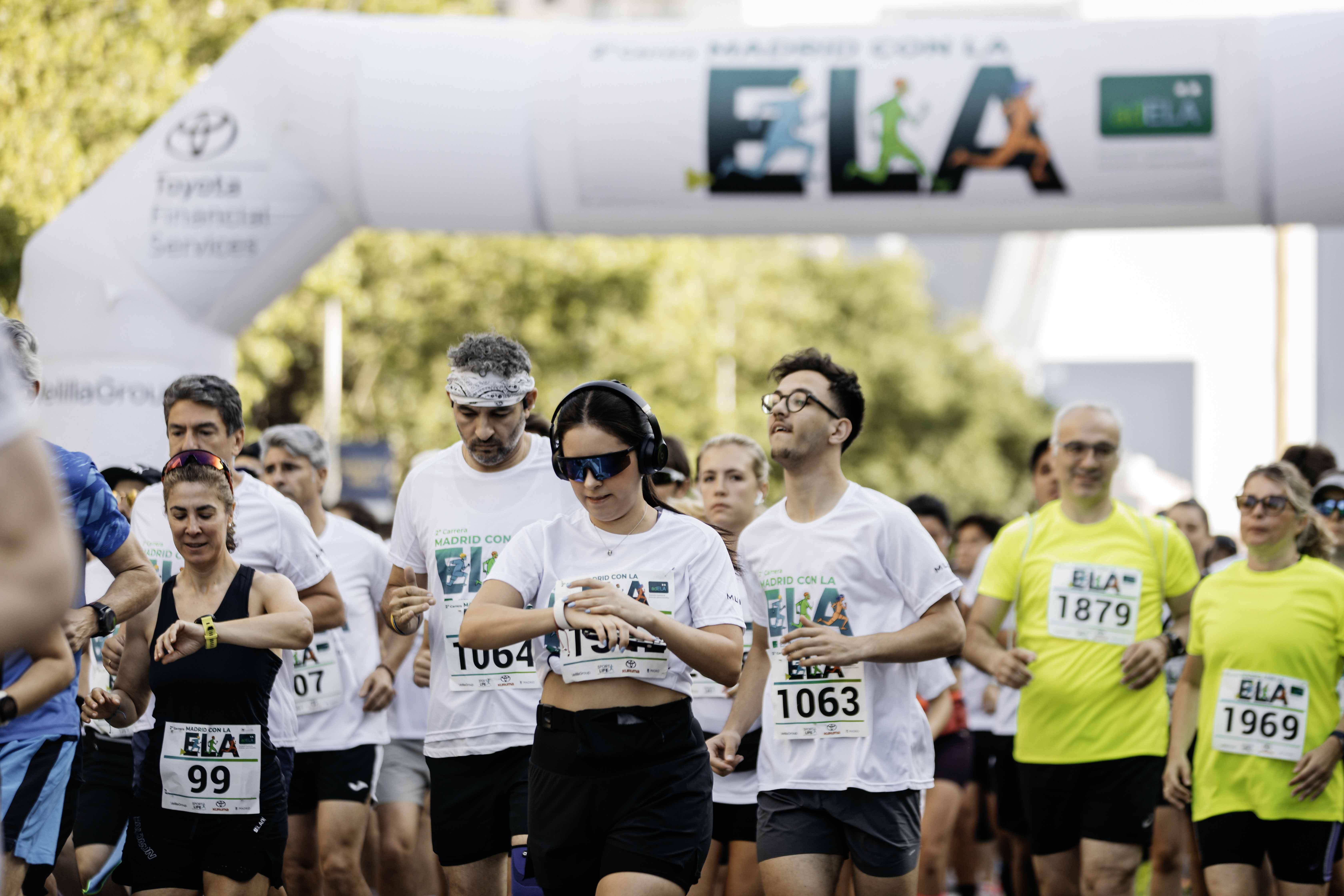 Las mejores fotos de la salida de la Carrera Madrid con la ELA 72