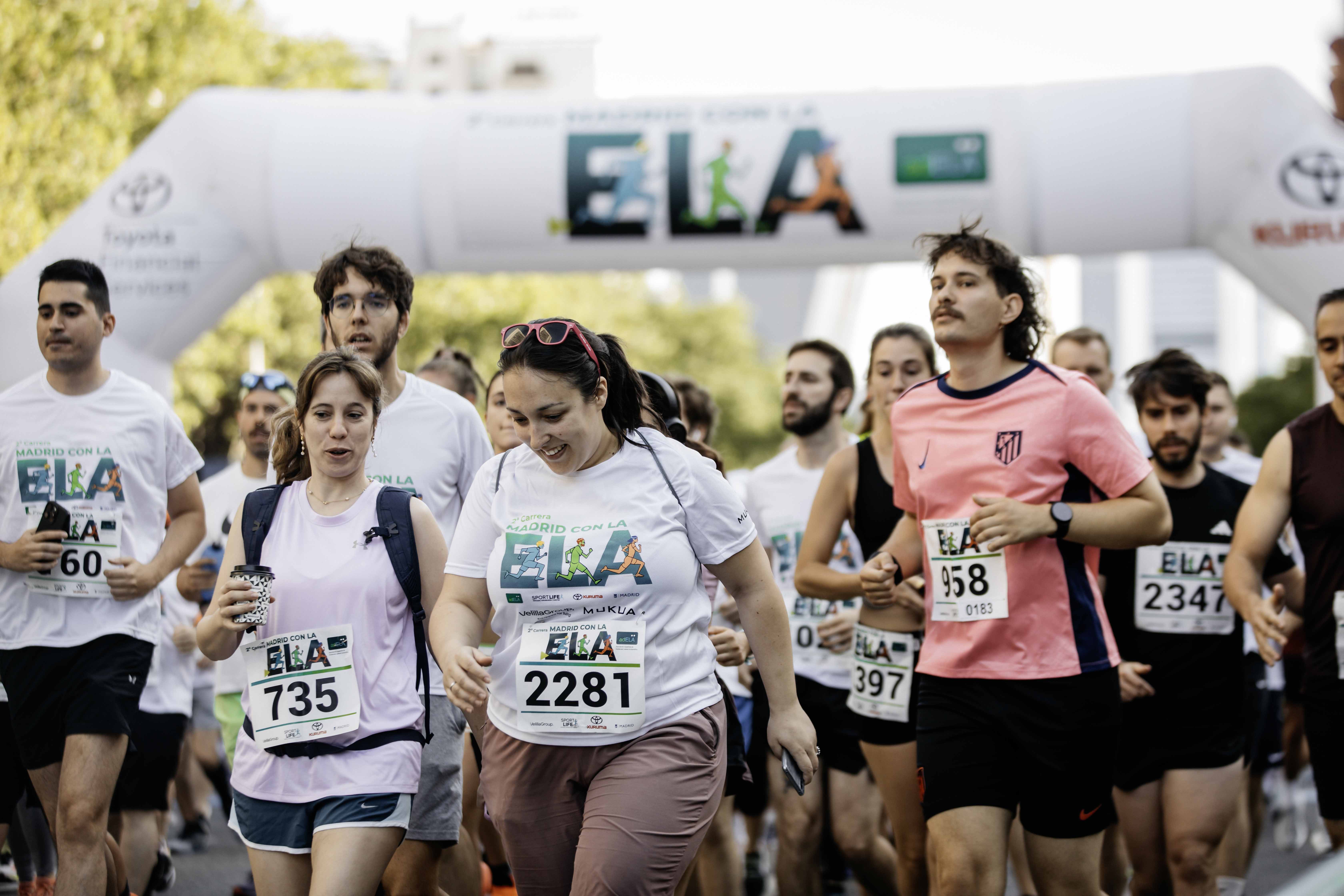 Las mejores fotos de la salida de la Carrera Madrid con la ELA 78