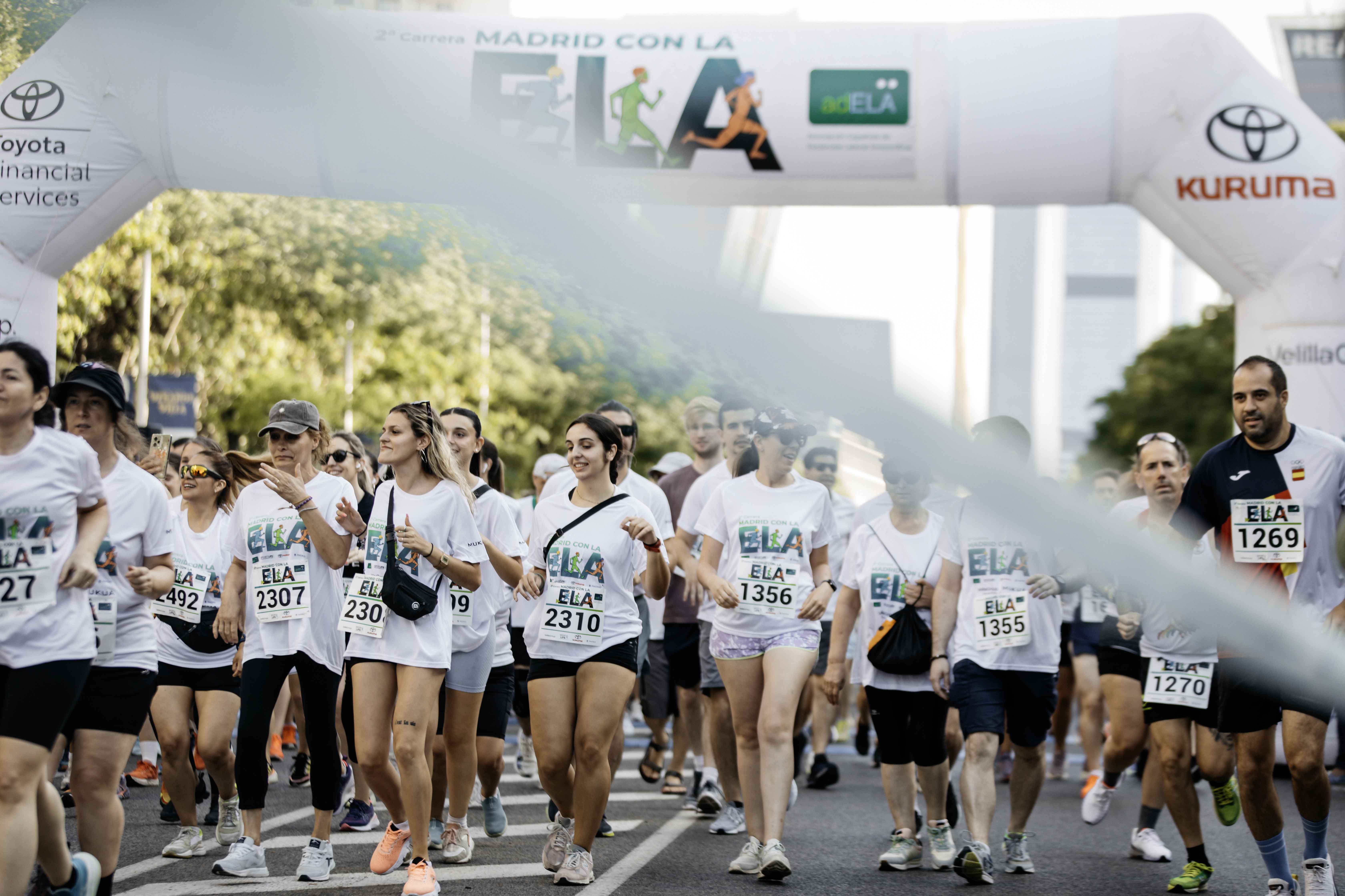 Las mejores fotos de la salida de la Carrera Madrid con la ELA 82