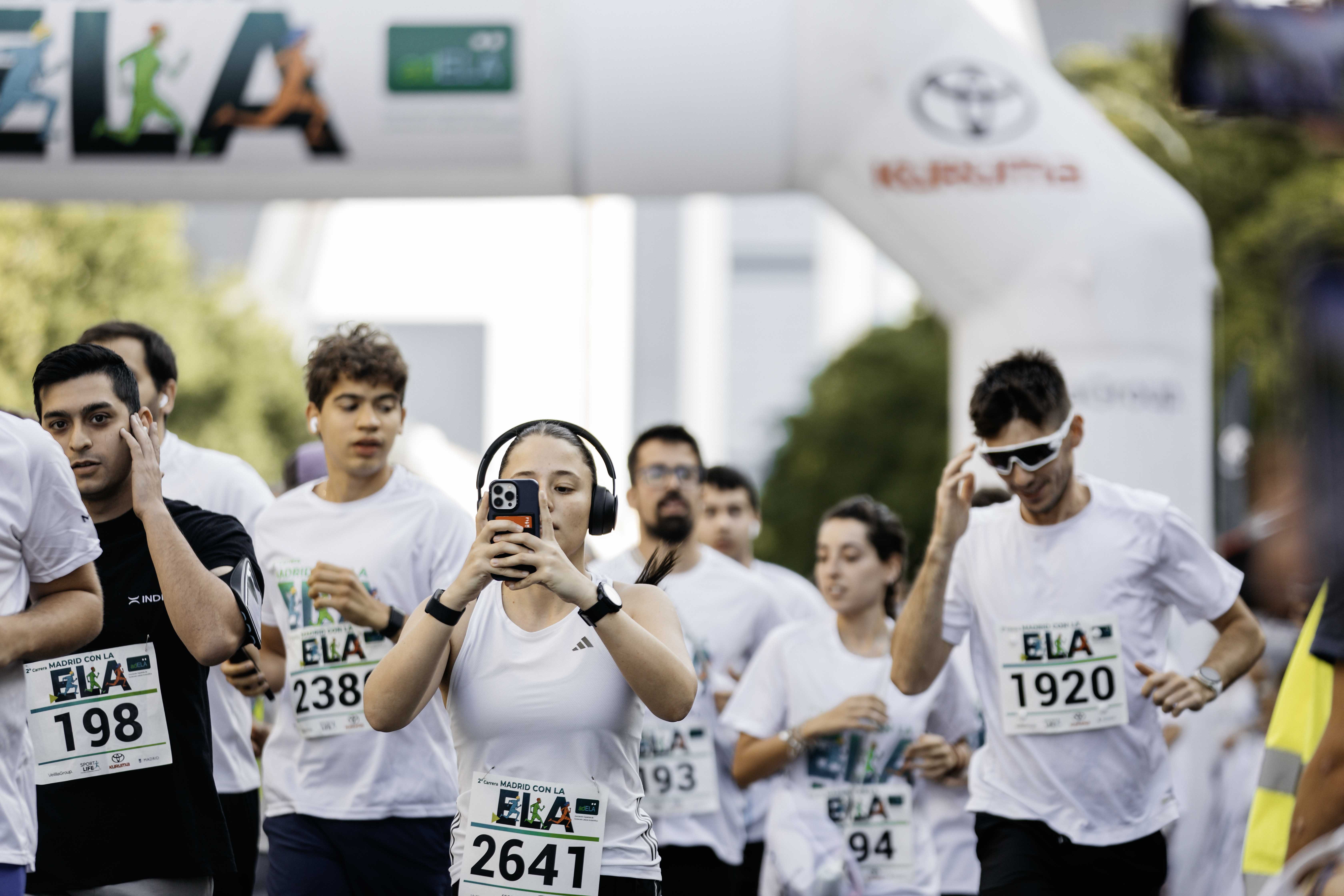 Las mejores fotos de la salida de la Carrera Madrid con la ELA 87