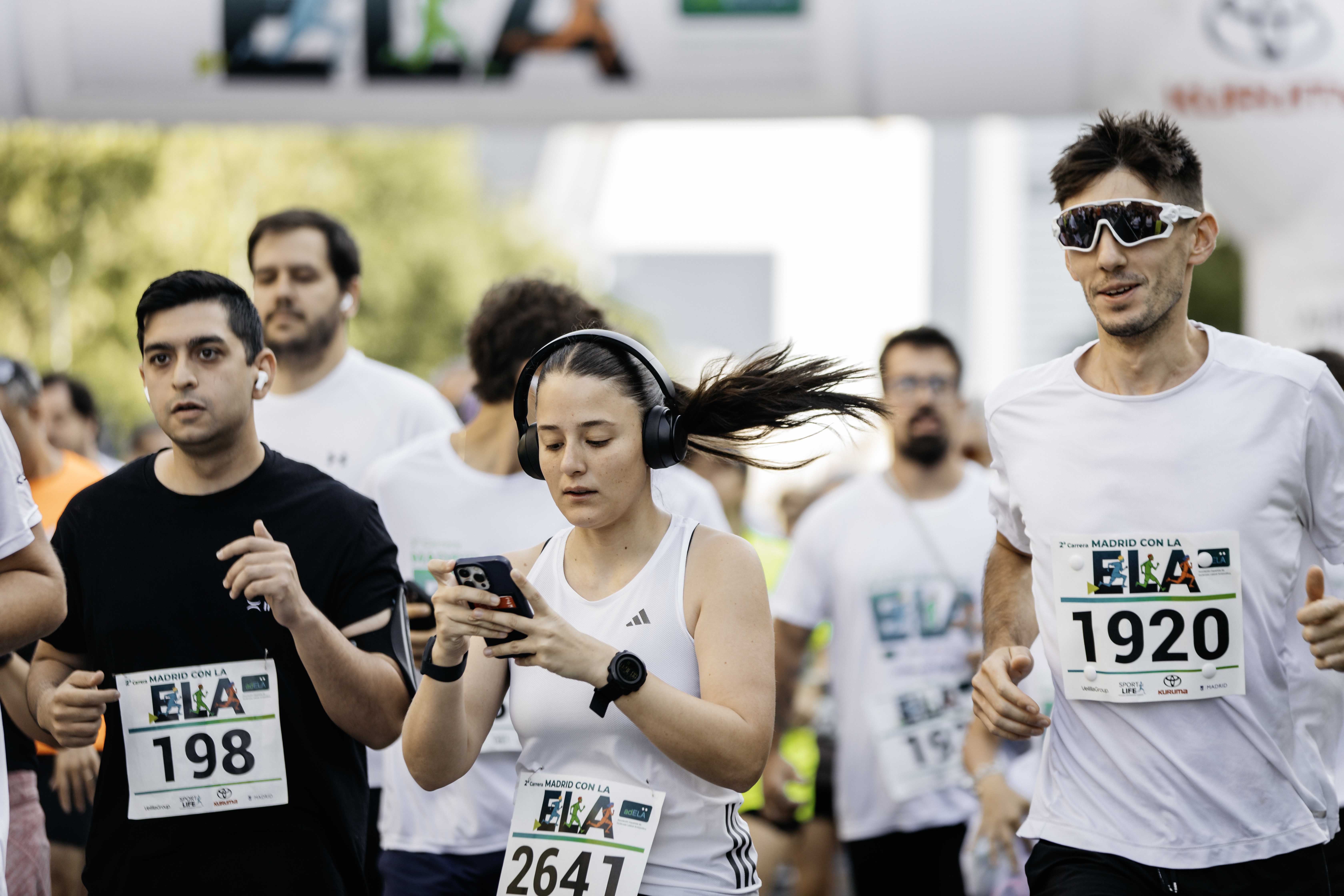 Las mejores fotos de la salida de la Carrera Madrid con la ELA 88