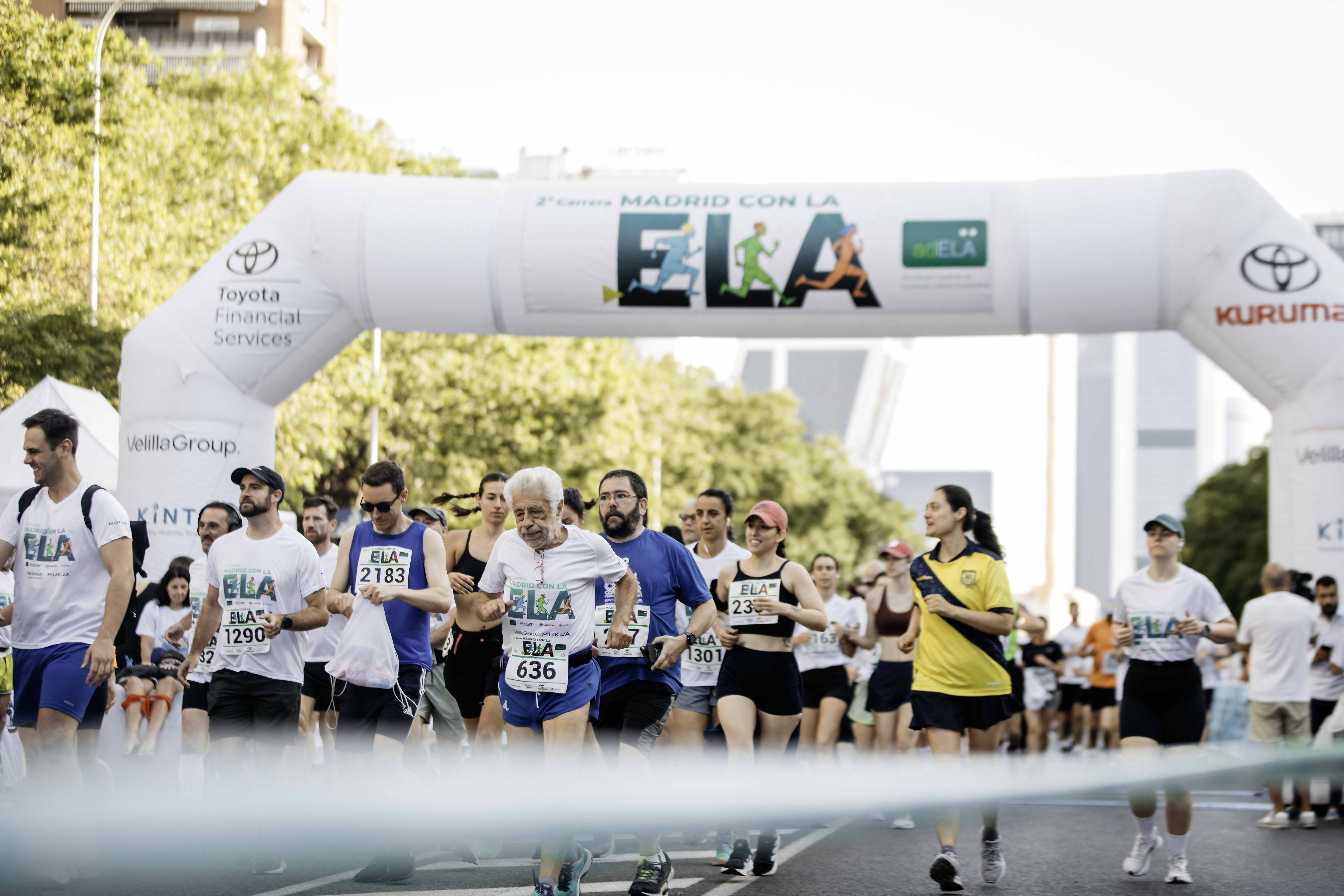 Las mejores fotos de la salida de la Carrera Madrid con la ELA 94