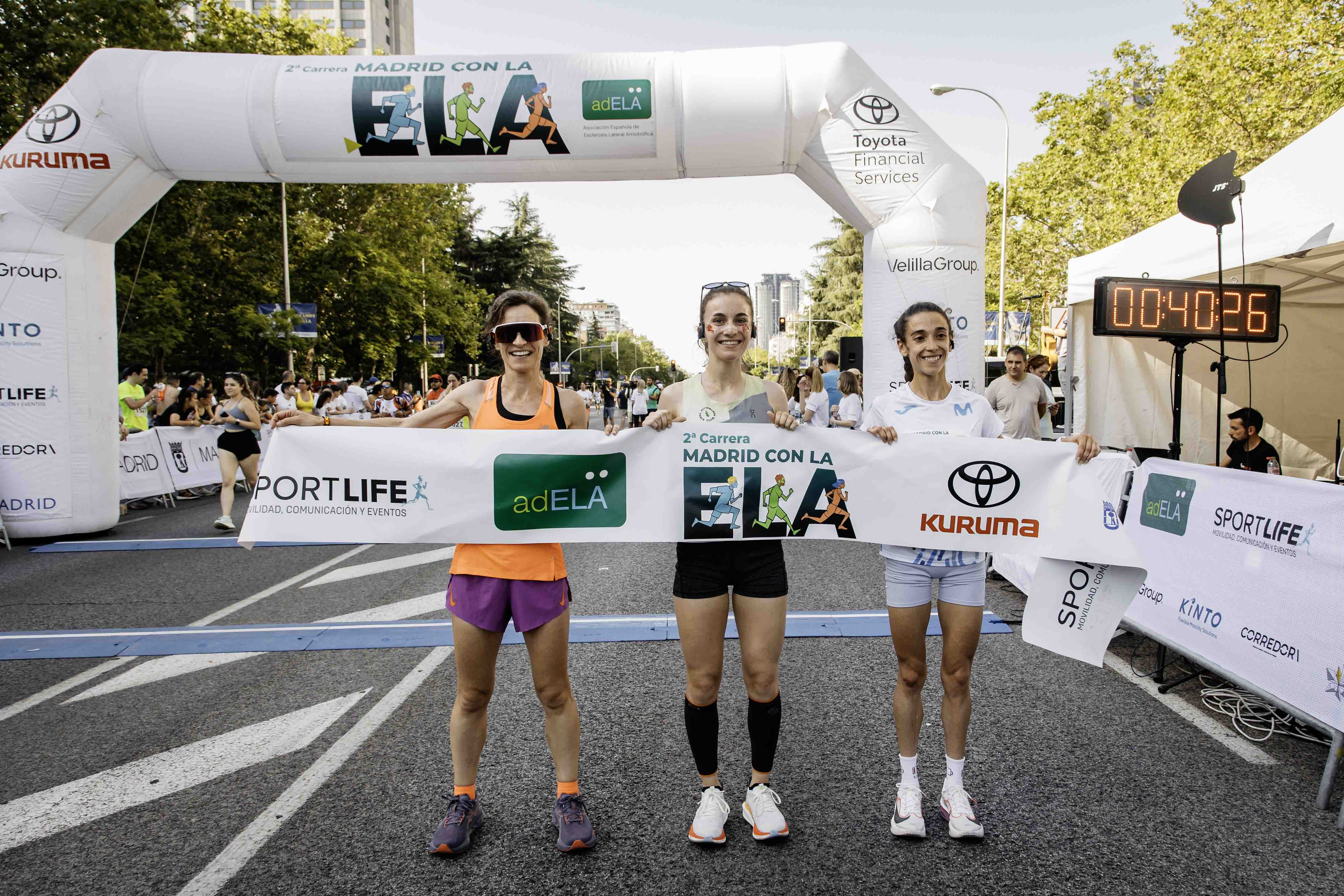 Las mejores fotos de la meta de la Carrera Madrid con la ELA 204