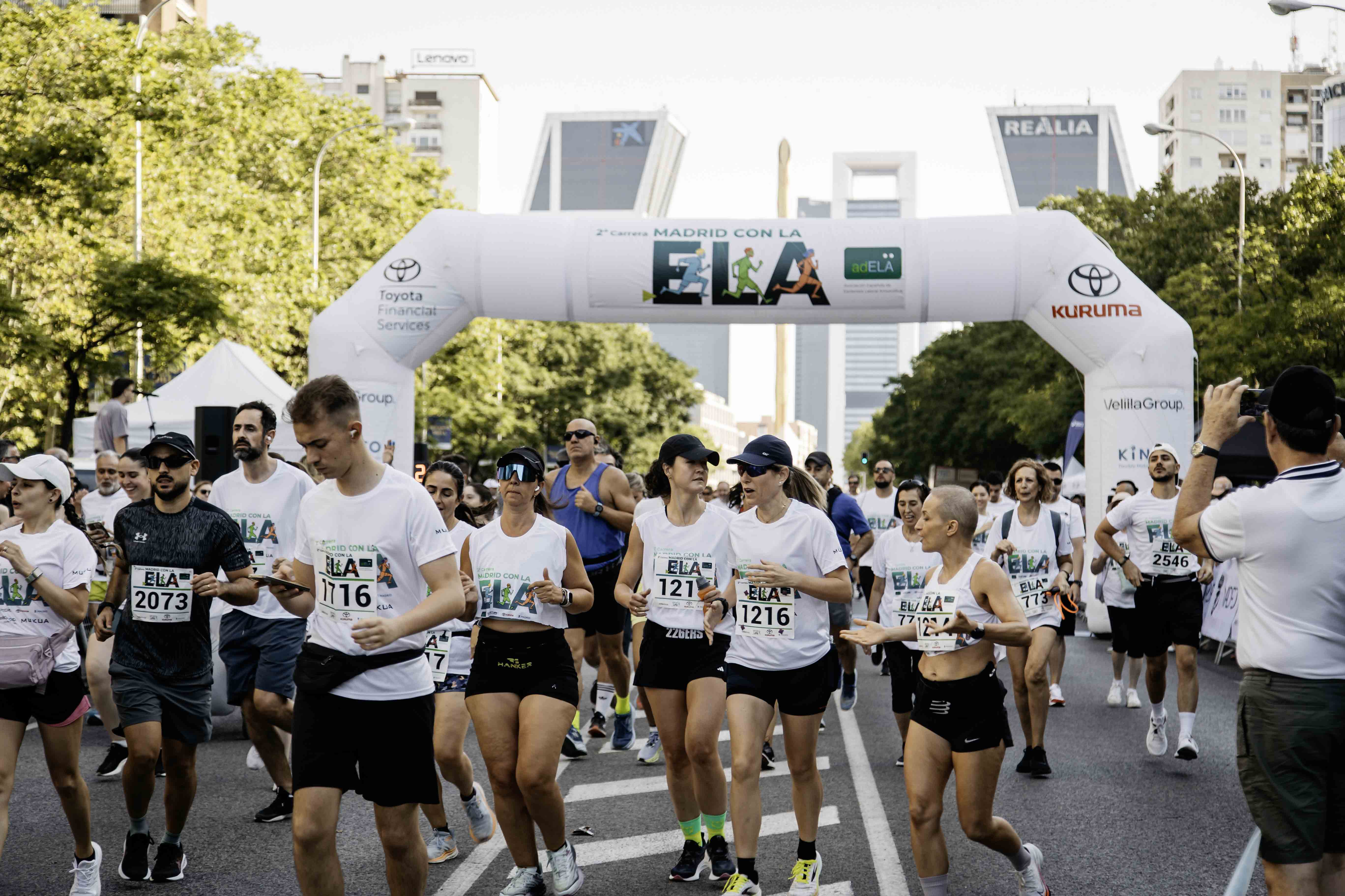 Las mejores fotos de la salida de la Carrera Madrid con la ELA 96