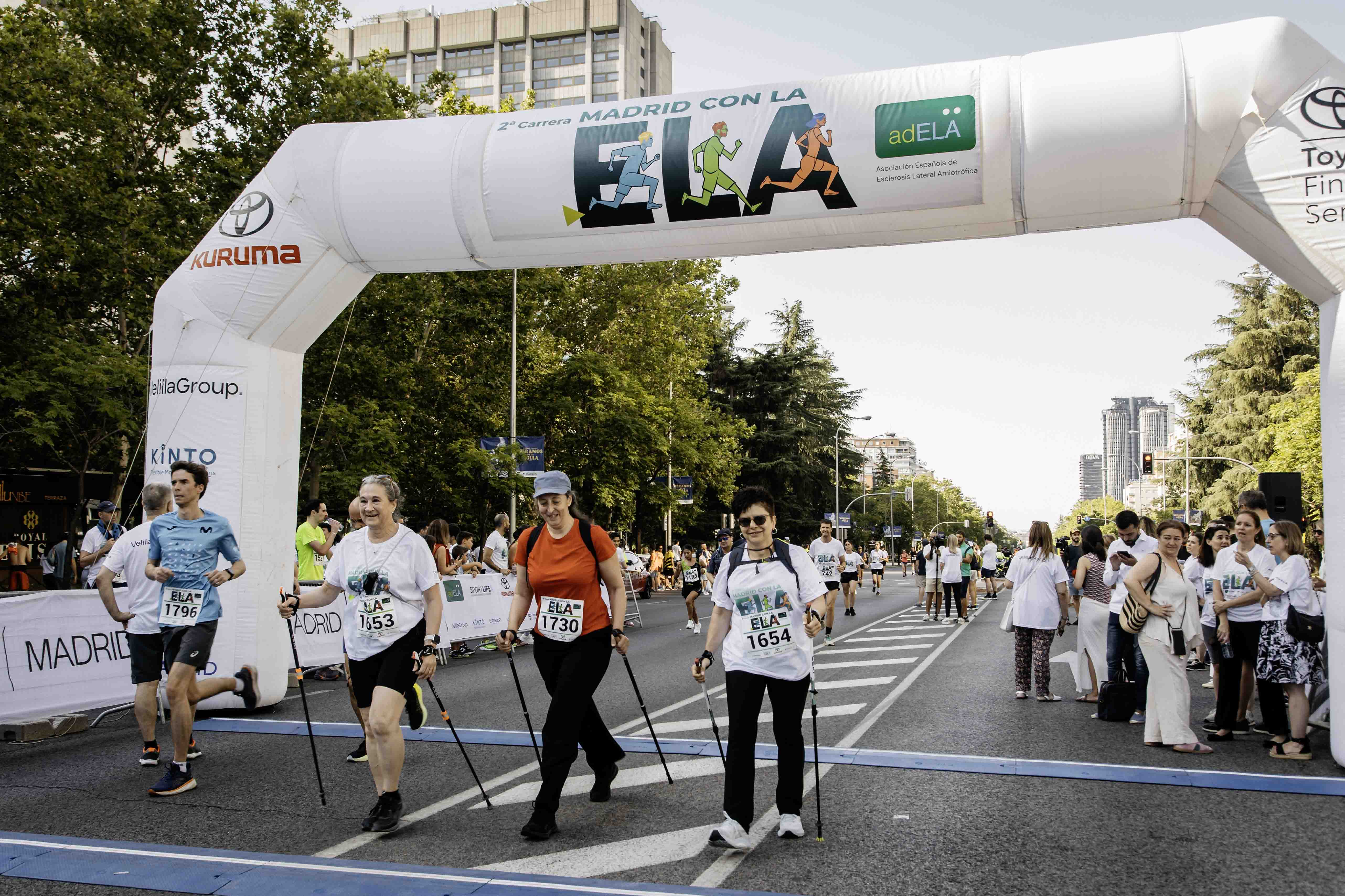 Las mejores fotos de la meta de la Carrera Madrid con la ELA 206