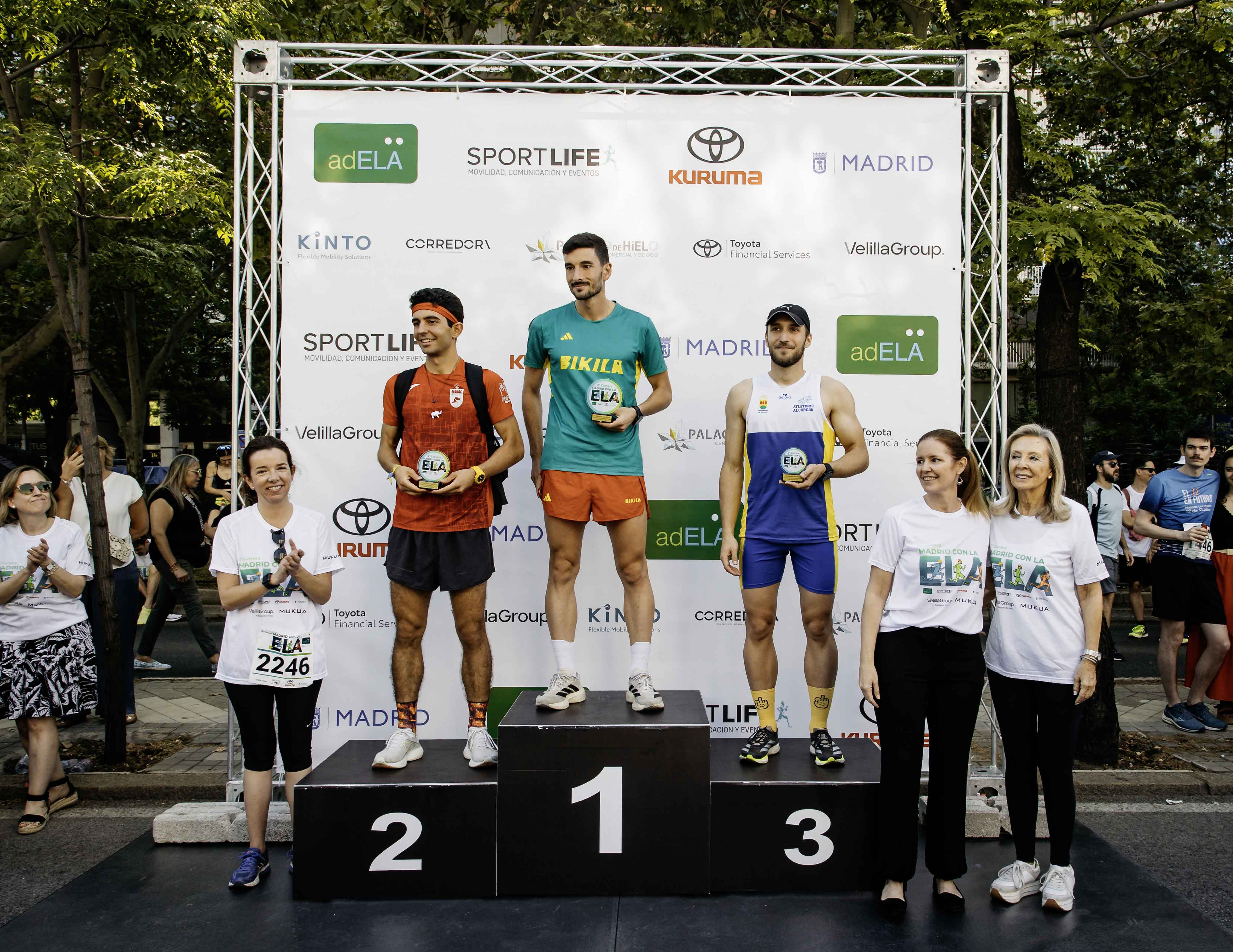 Las mejores fotos de la premiación de la Carrera Madrid con la ELA 3