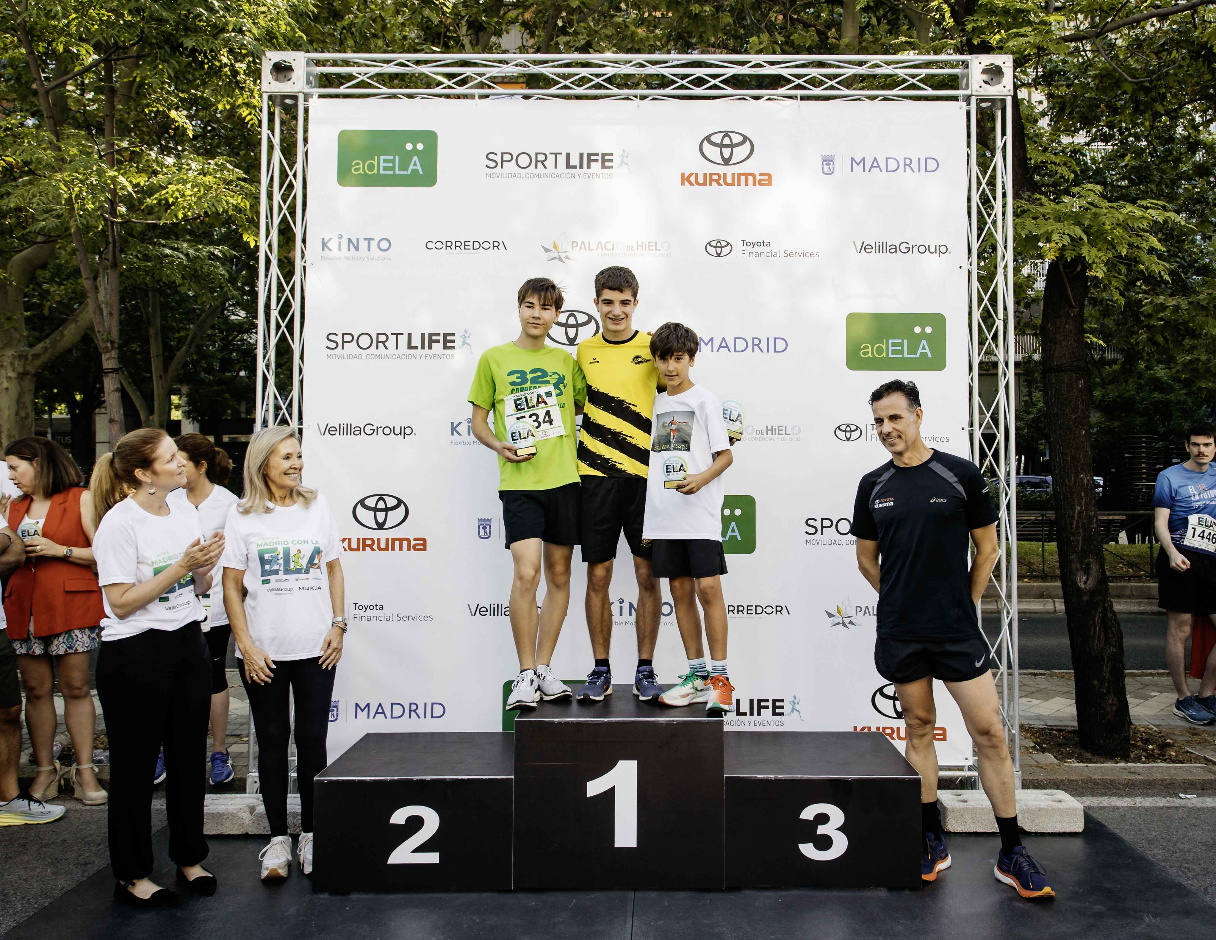 Las mejores fotos de la premiación de la Carrera Madrid con la ELA 5