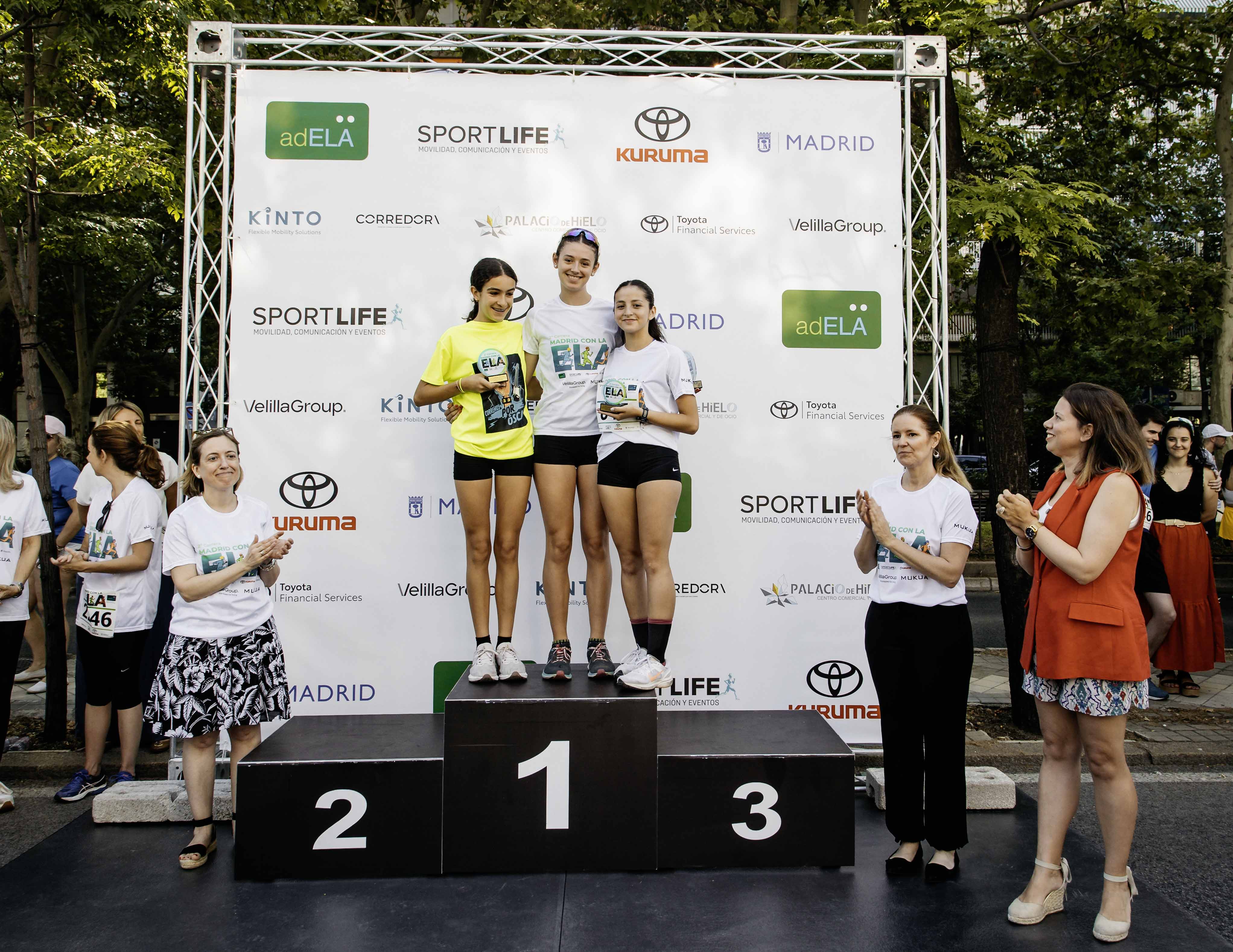 Las mejores fotos de la premiación de la Carrera Madrid con la ELA 6