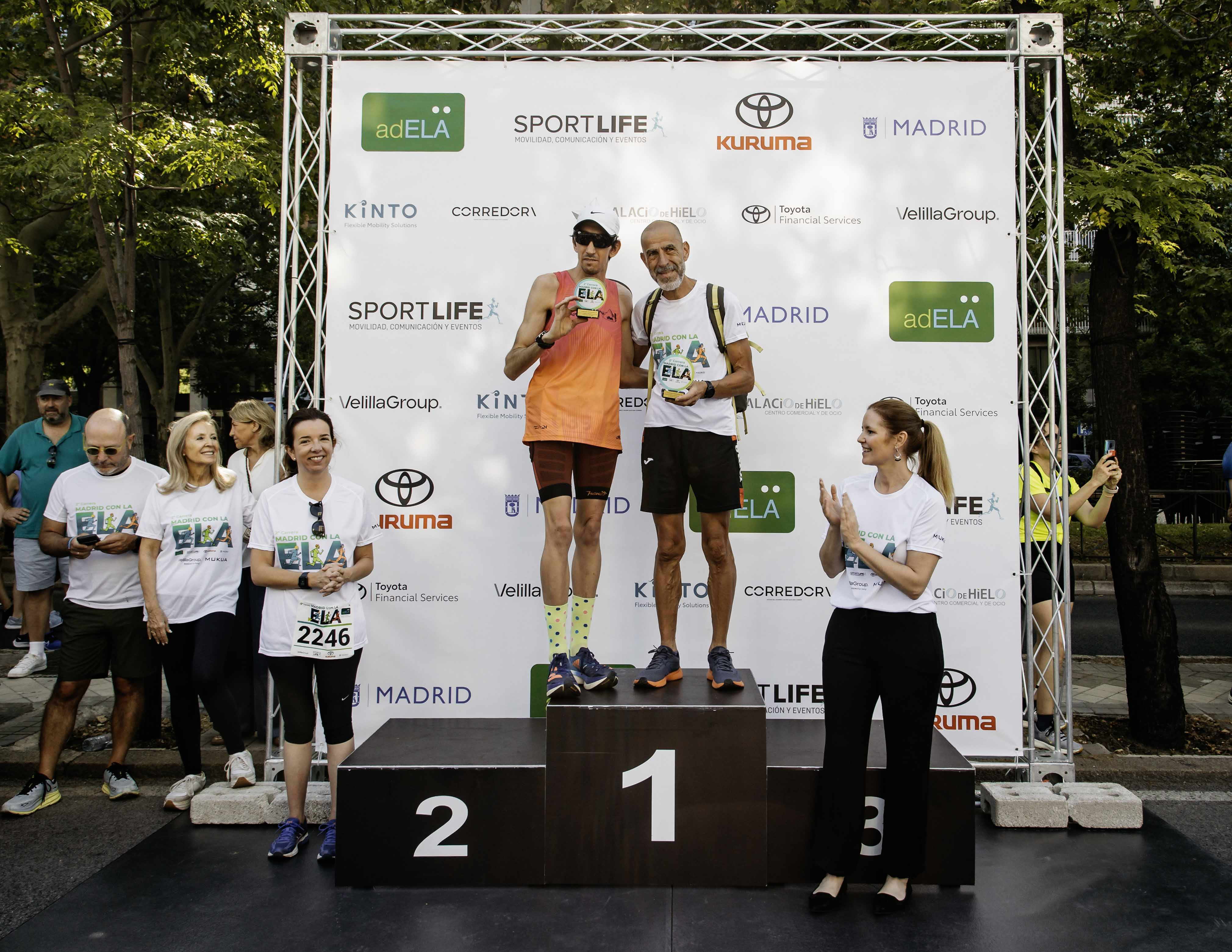 Las mejores fotos de la premiación de la Carrera Madrid con la ELA 7