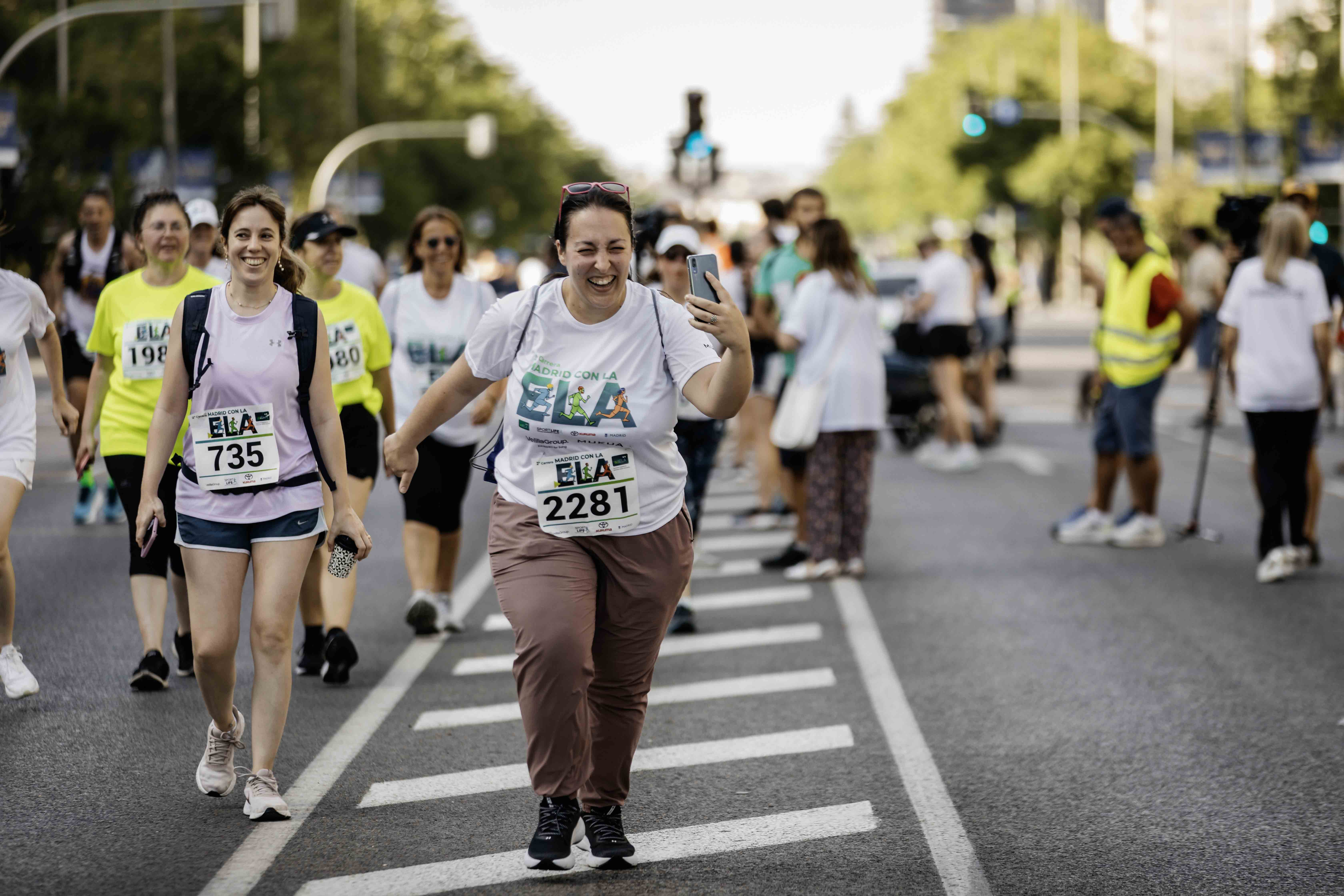Las mejores fotos de la meta de la Carrera Madrid con la ELA 214