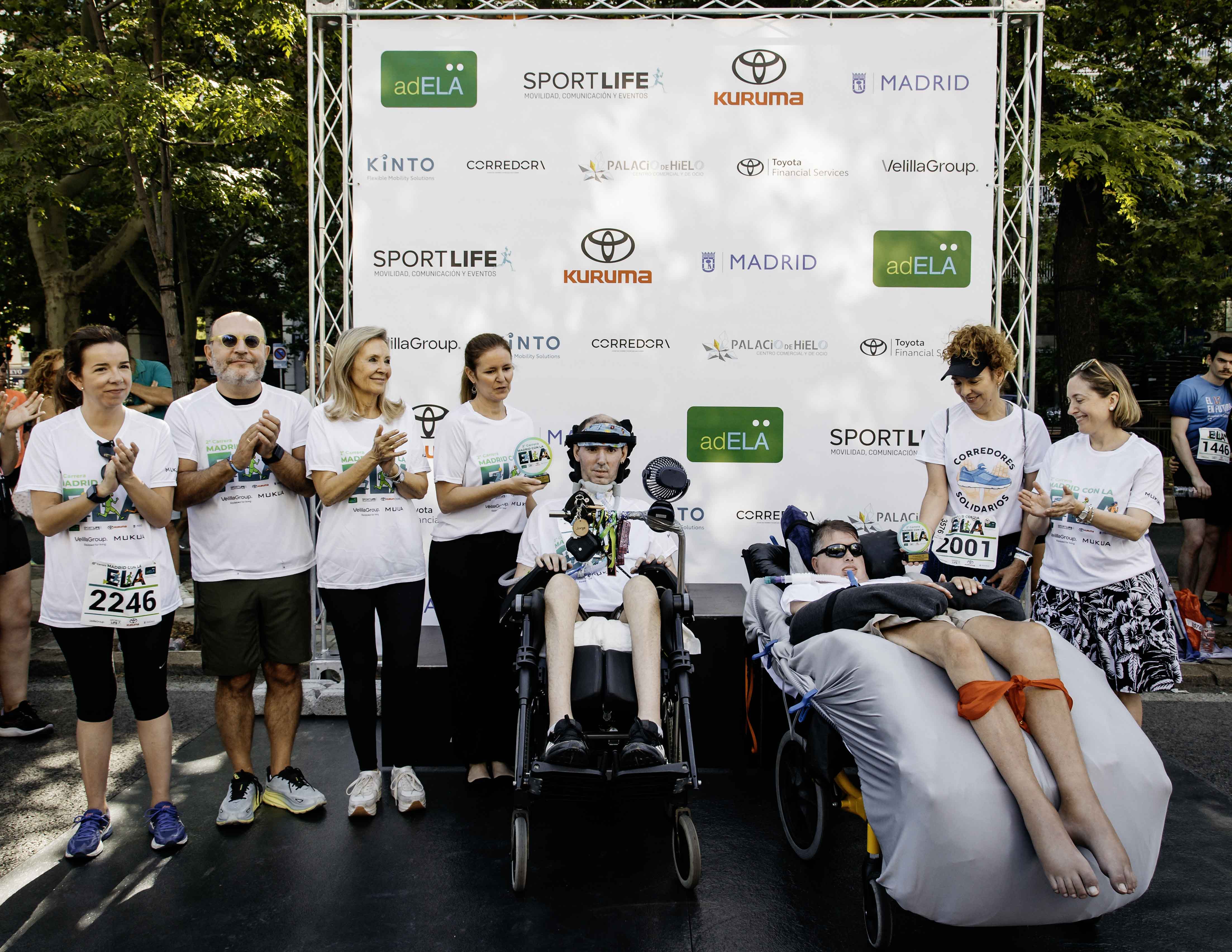 Las mejores fotos de la premiación de la Carrera Madrid con la ELA 10